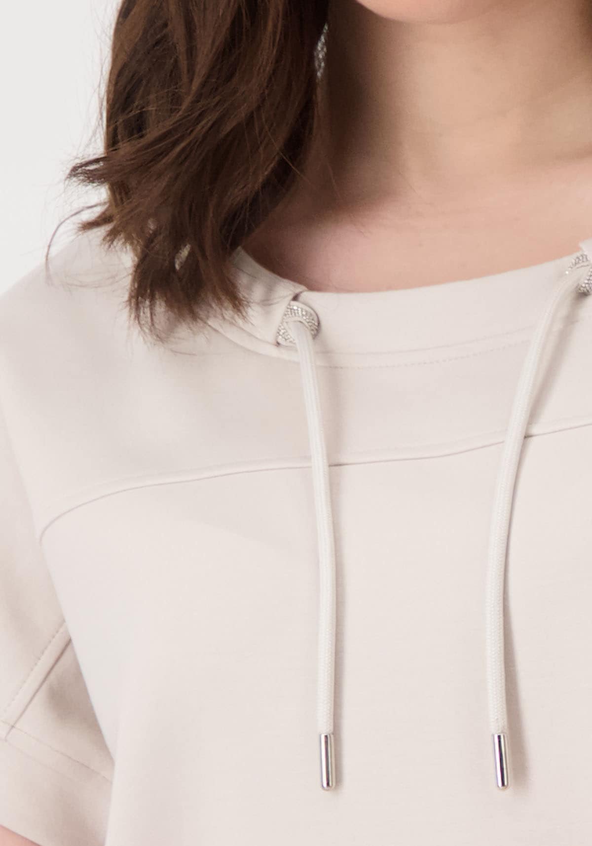 Monari Sweatshirt, mit Kordeldurchzug