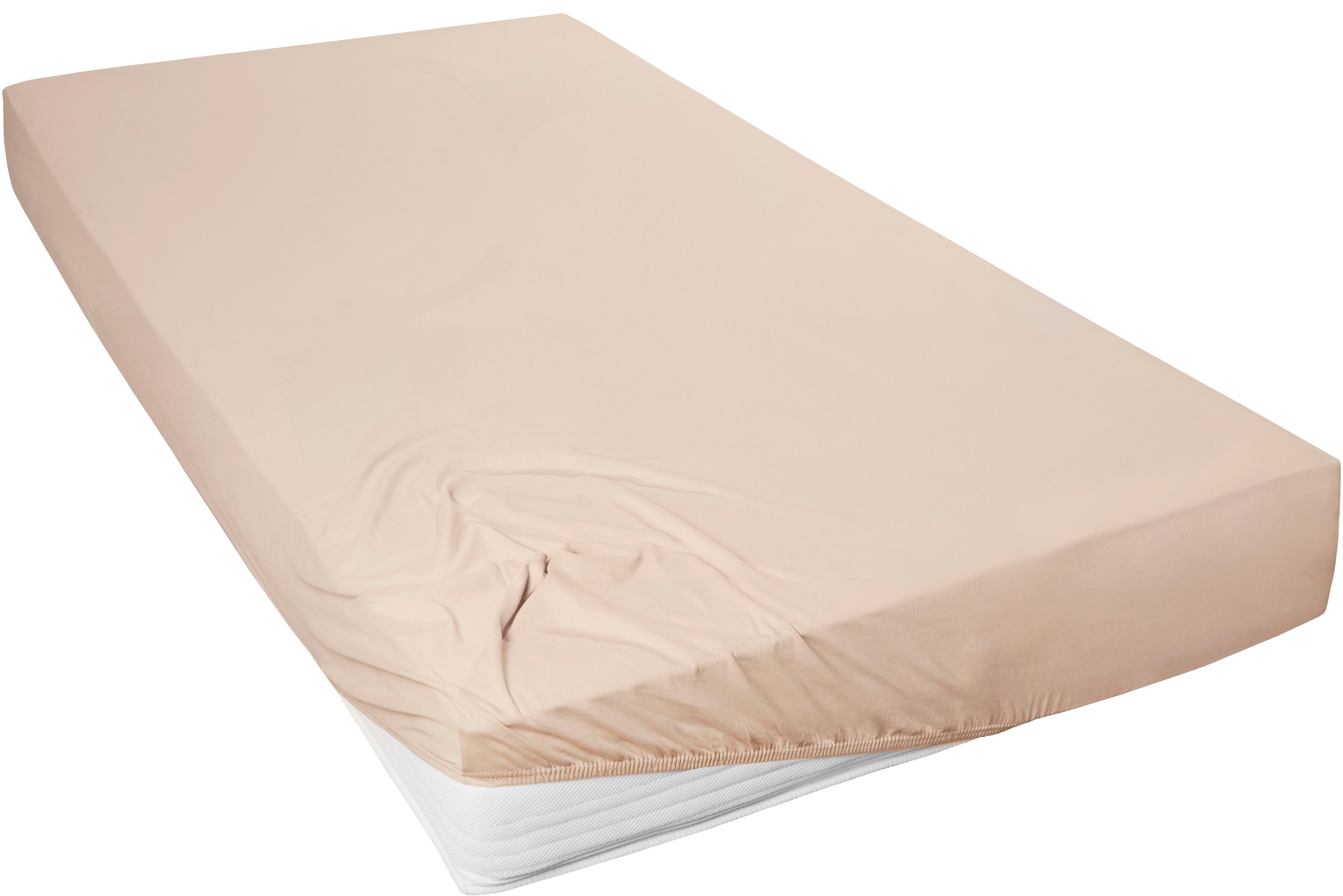 Image of Primera Spannbettlaken "Mako-Feinjersey Spannbetttuch" Geeignet für Standardmatratzen bis 22 cm, 100% Baumwolle