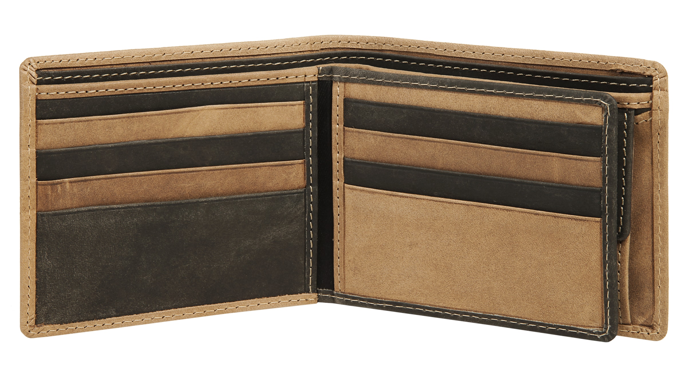 BODENSCHATZ Geldbörse »BICOLOUR« echt Leder