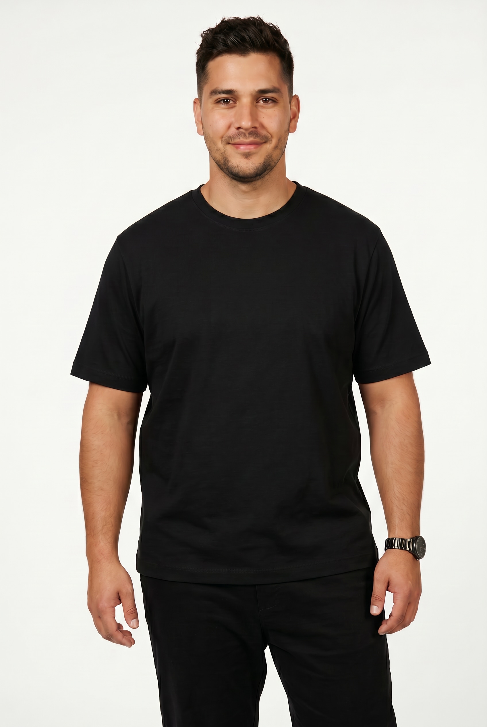 Image of Jack & Jones PlusSize T-Shirt "JCOFUSION BADGE TEE SS CREW NECK PLS"