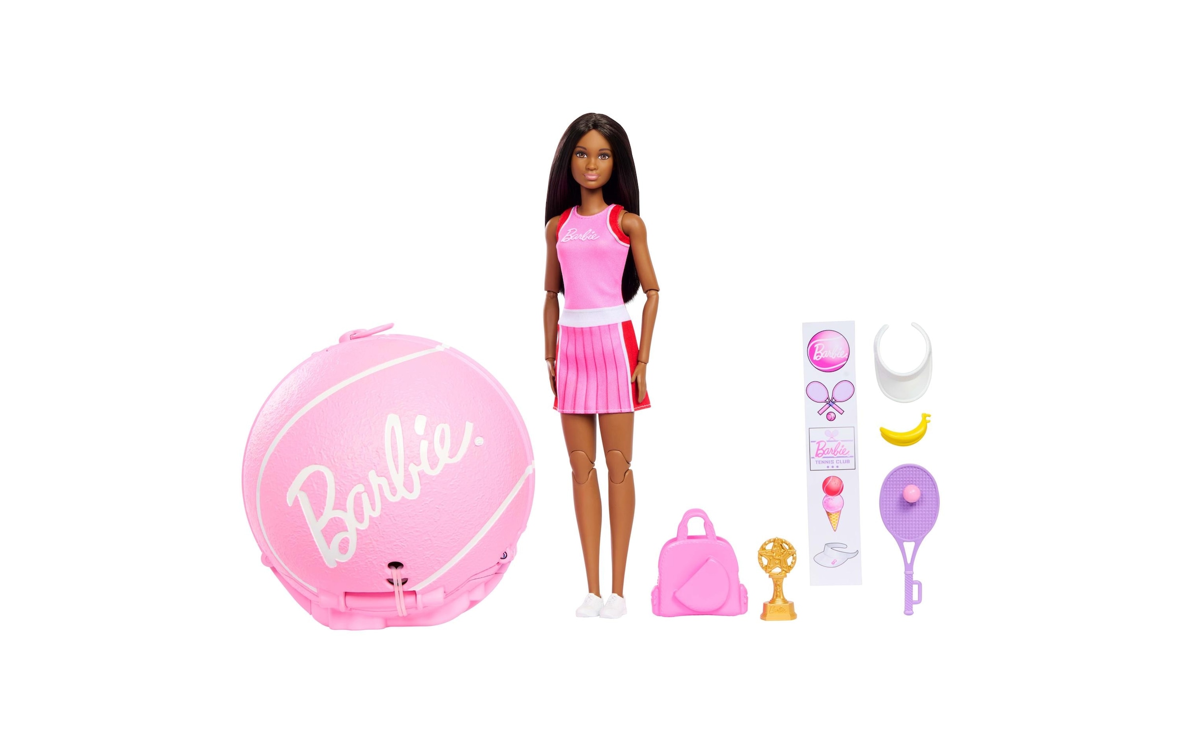 Barbie »Team Barbie Roll & Reveal Tennisspielerin-Puppe«