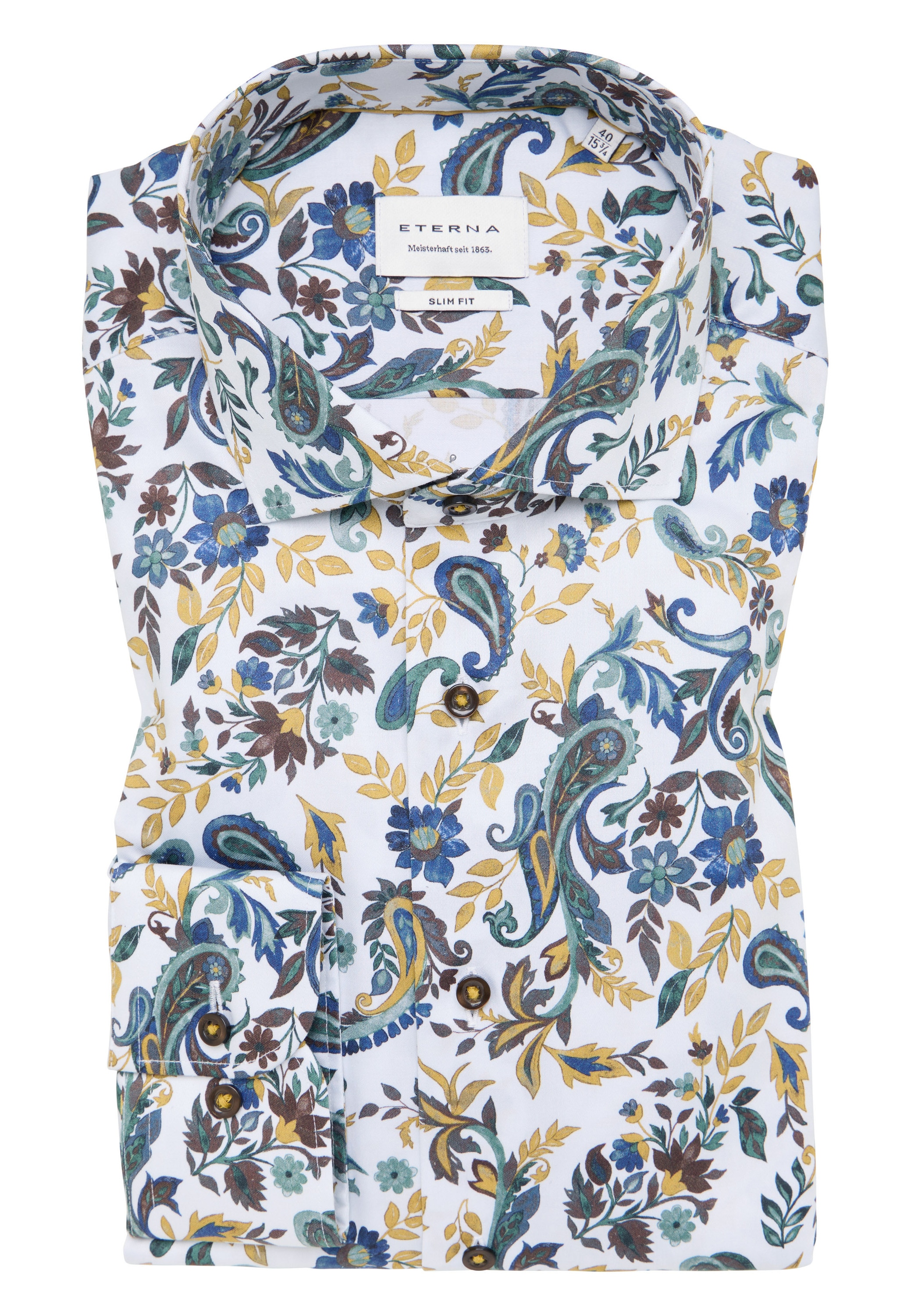 Eterna Langarmhemd »SLIM FIT« NON IRON (bügelfrei)