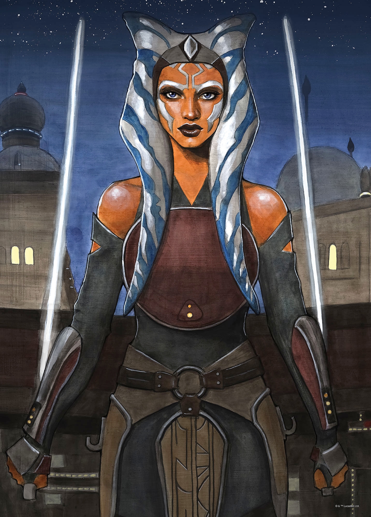 Komar Wandbild »Star Wars Ahsoka« Disney Set, 1 Stk. tlg. 50 x 70 cm (Breite x Höhe) - Kinderzimmer, Dekoration