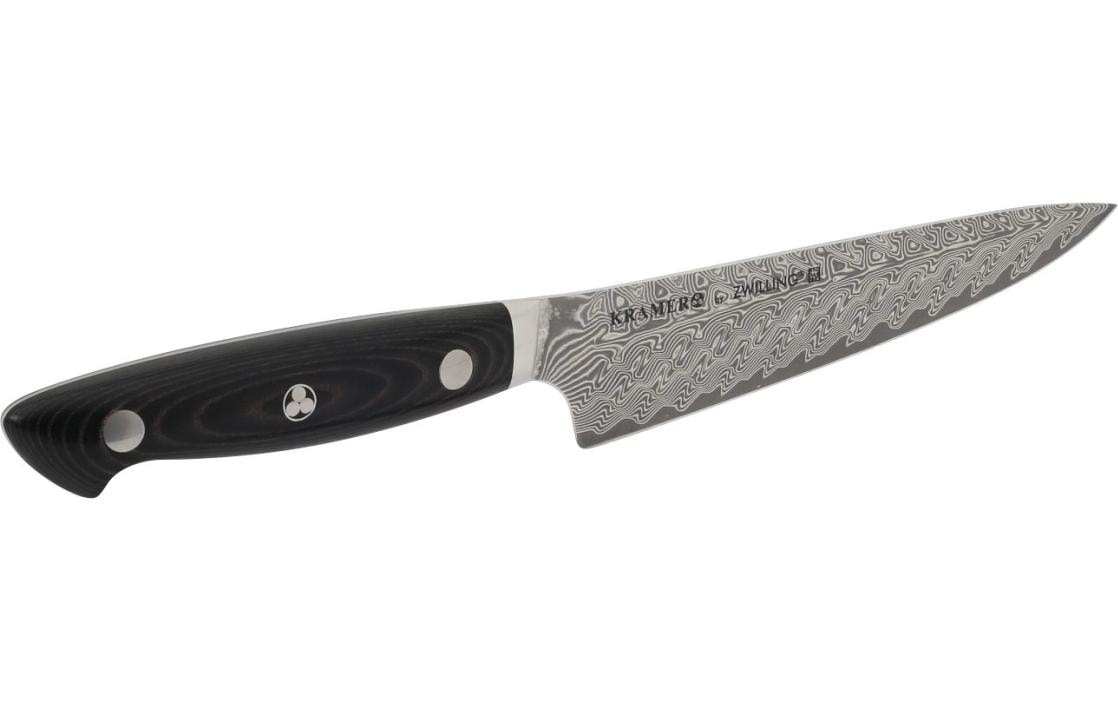 Zwilling Kochmesser »Kramer Euro Stainless Compact 14 cm« Handgefertigtes Damast-Kochmesser