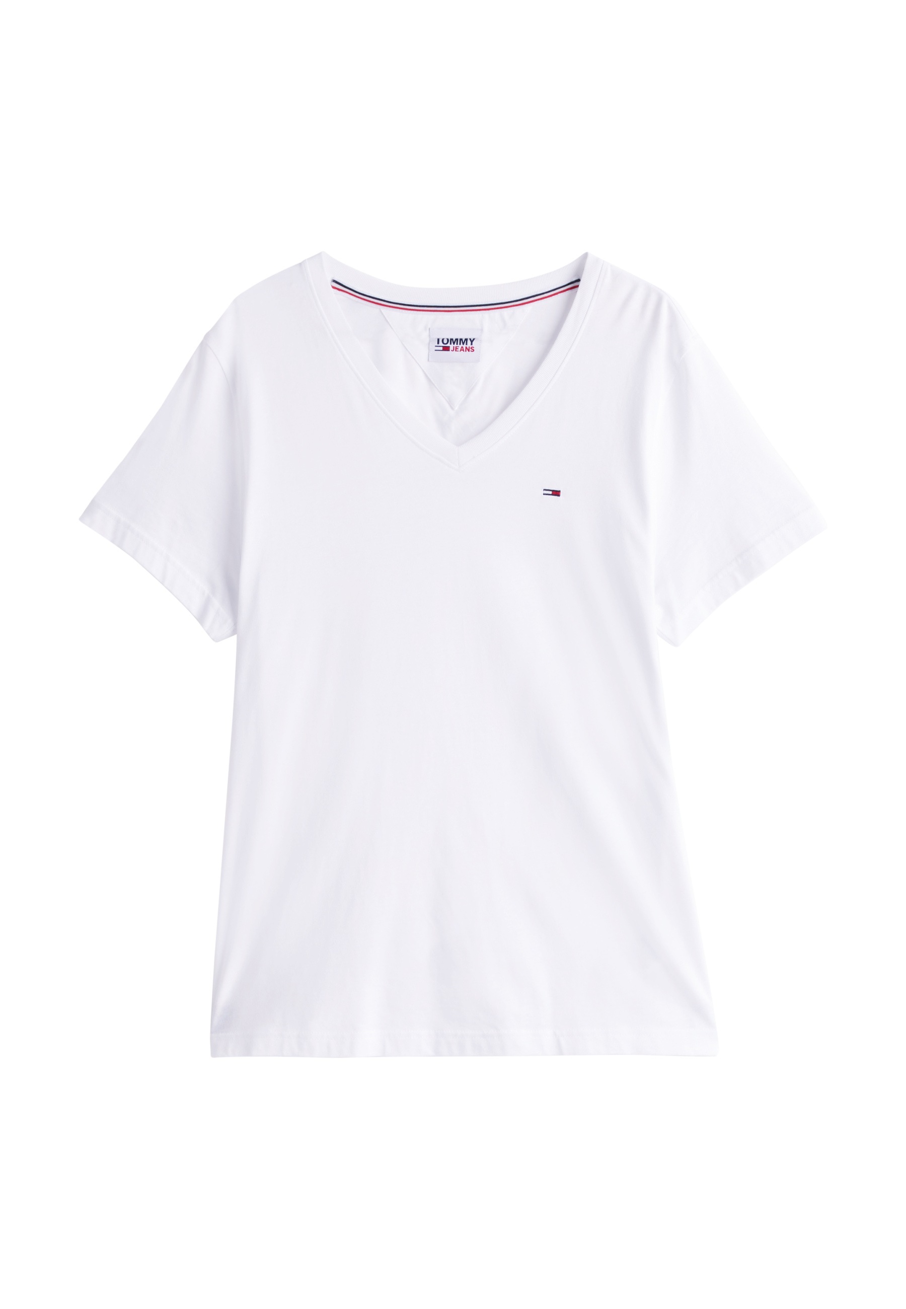 Tommy Jeans T-shirt »TJM ORIGINAL JERSEY V NECK« avec encolure en V et discrète étiquette logo