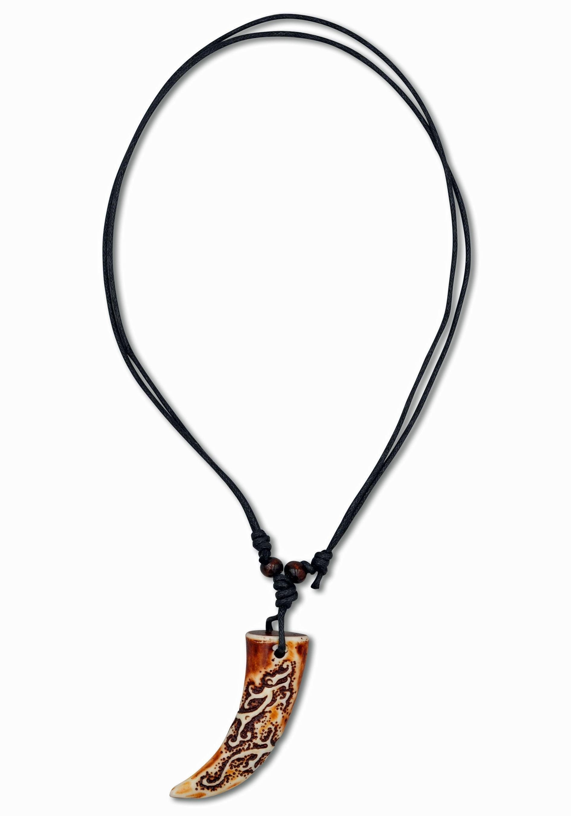 Image of J.Jayz Kette mit Anhänger »Anhänger in Zahnform, verstellbare Kordel in Schwarz« bei Ackermann Versand Schweiz