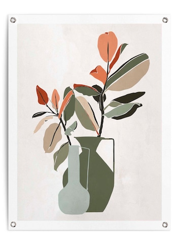Poster »Vase mit Blumen«