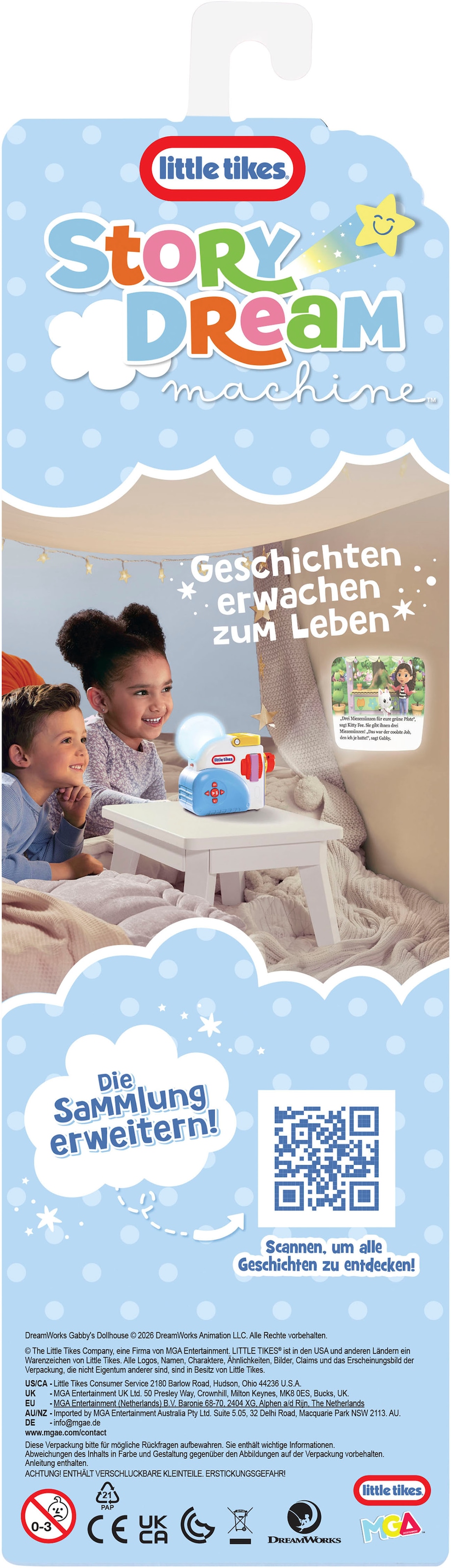 Little Tikes® Hörspielkassette »Story Dream Machine, Universal Gabby Dollhouse Kollektion« passend für Story Dream Machine