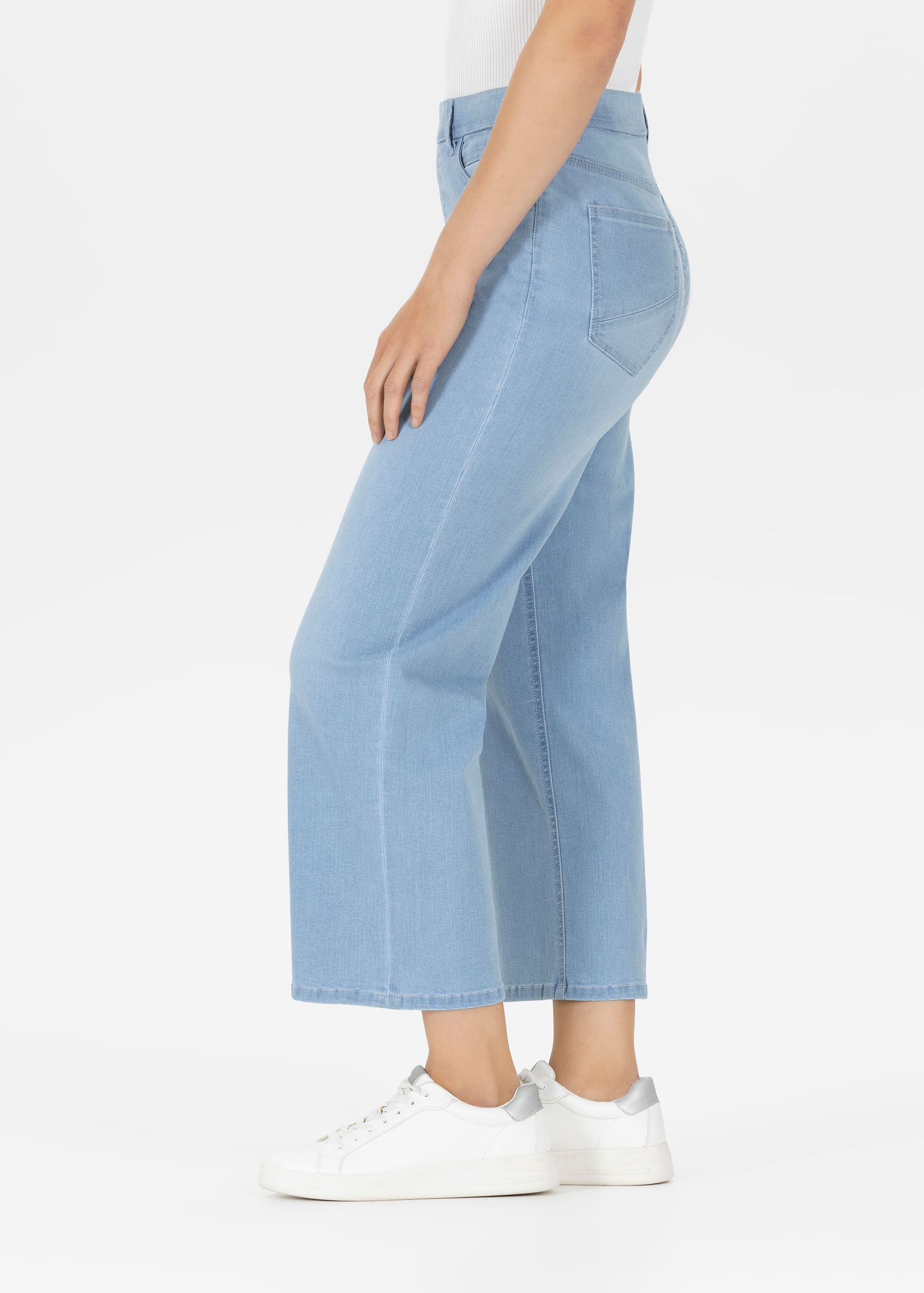 Stehmann 7/8-Jeans »Melli-Culotte-W« 7/8-Beine, mit Gummizug