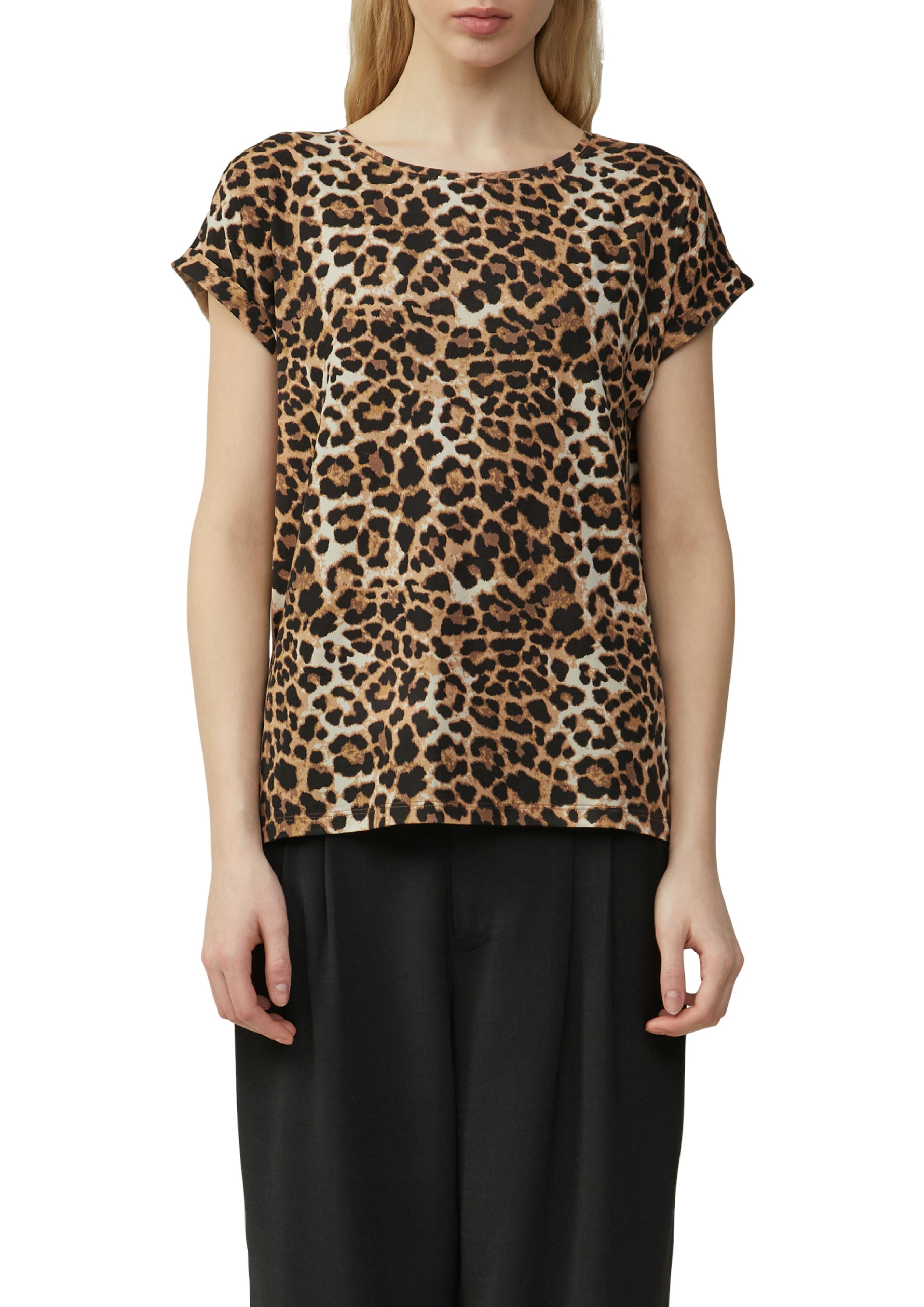 Image of QS T-Shirt mit All-Over Print