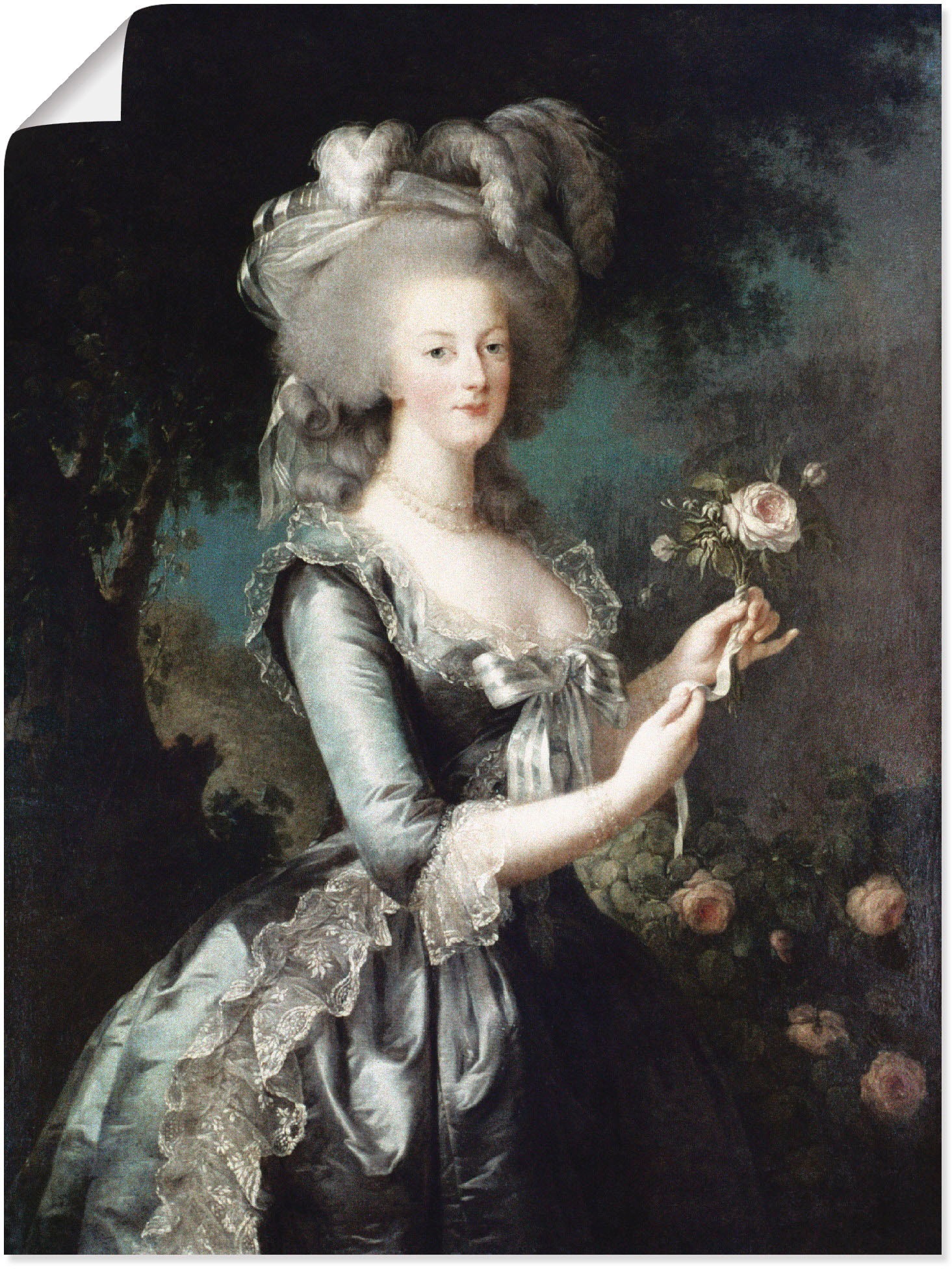 Image of Artland Wandbild »Marie Antoinette, 1783«, Menschen, (1 St.), in vielen Grössen & Produktarten - Alubild / Outdoorbild für den Aussenbereich, Leinwandbild, Poster, Wandaufkleber / Wandtattoo auch für Badezimmer geeignet bei Ackermann Versand Schweiz