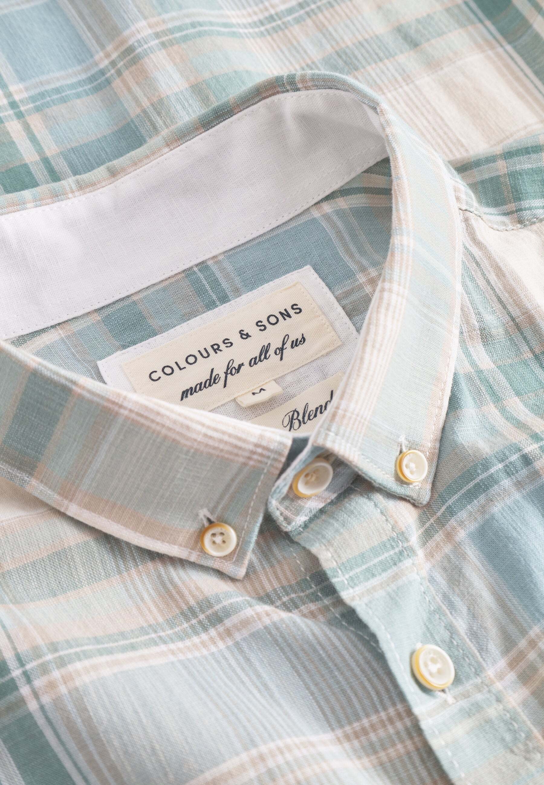 colours & sons Langarmhemd »colours & sons Langarmhemd Shirt-Checked«