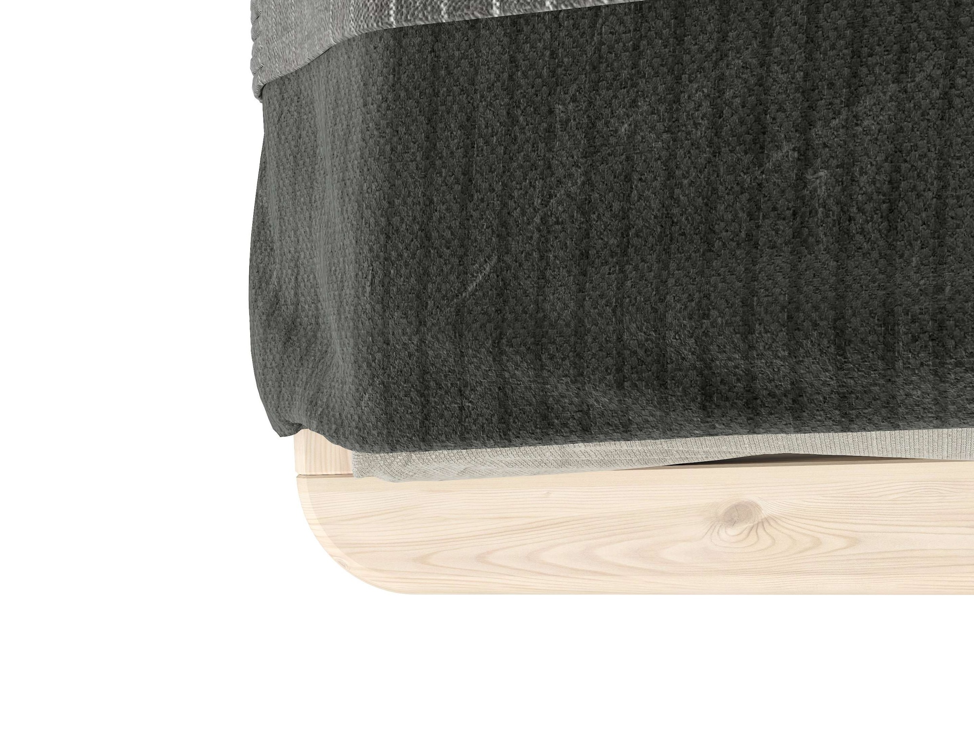 GOODproduct Lit futon »Peregrin, Bett, Bettgestell, Massivholzbett« inklusive Lattenrost, aus massiver Kiefer, FSC®