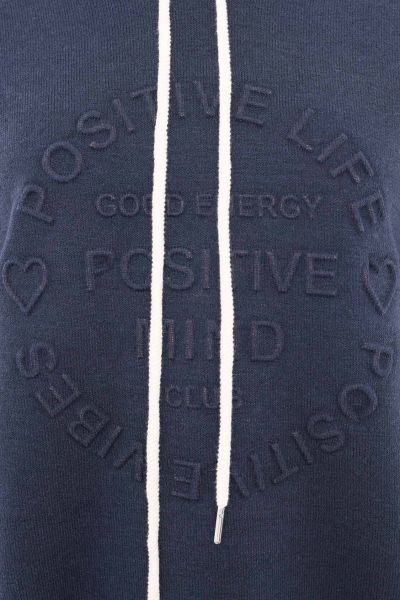 Zwillingsherz Hoodie »"Positive Mind"«, mit Kapuze, 3/4 Arm und Stempeldruck