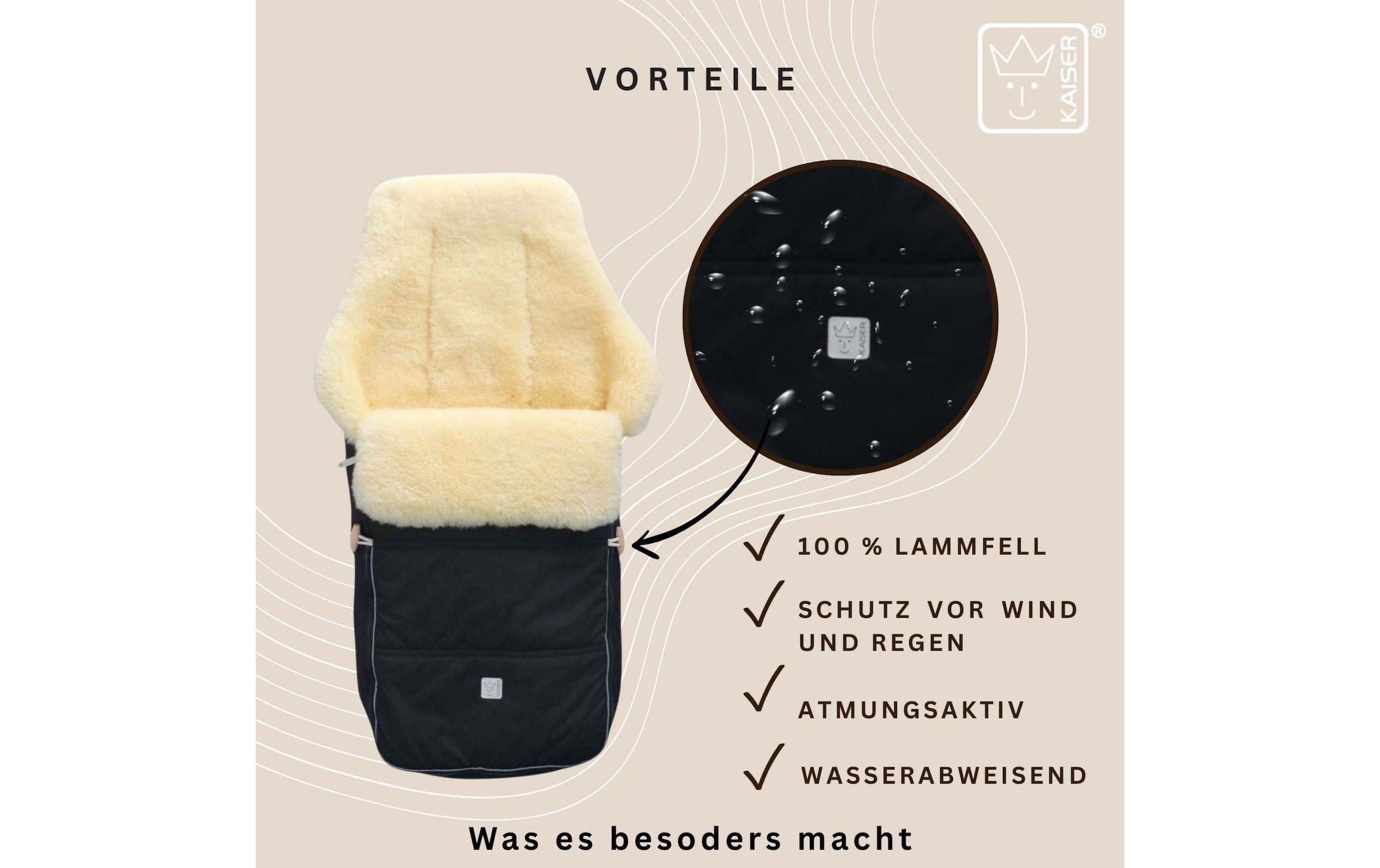 Kaiser Chancelière »Dublas 2.0 aus Lammfell«