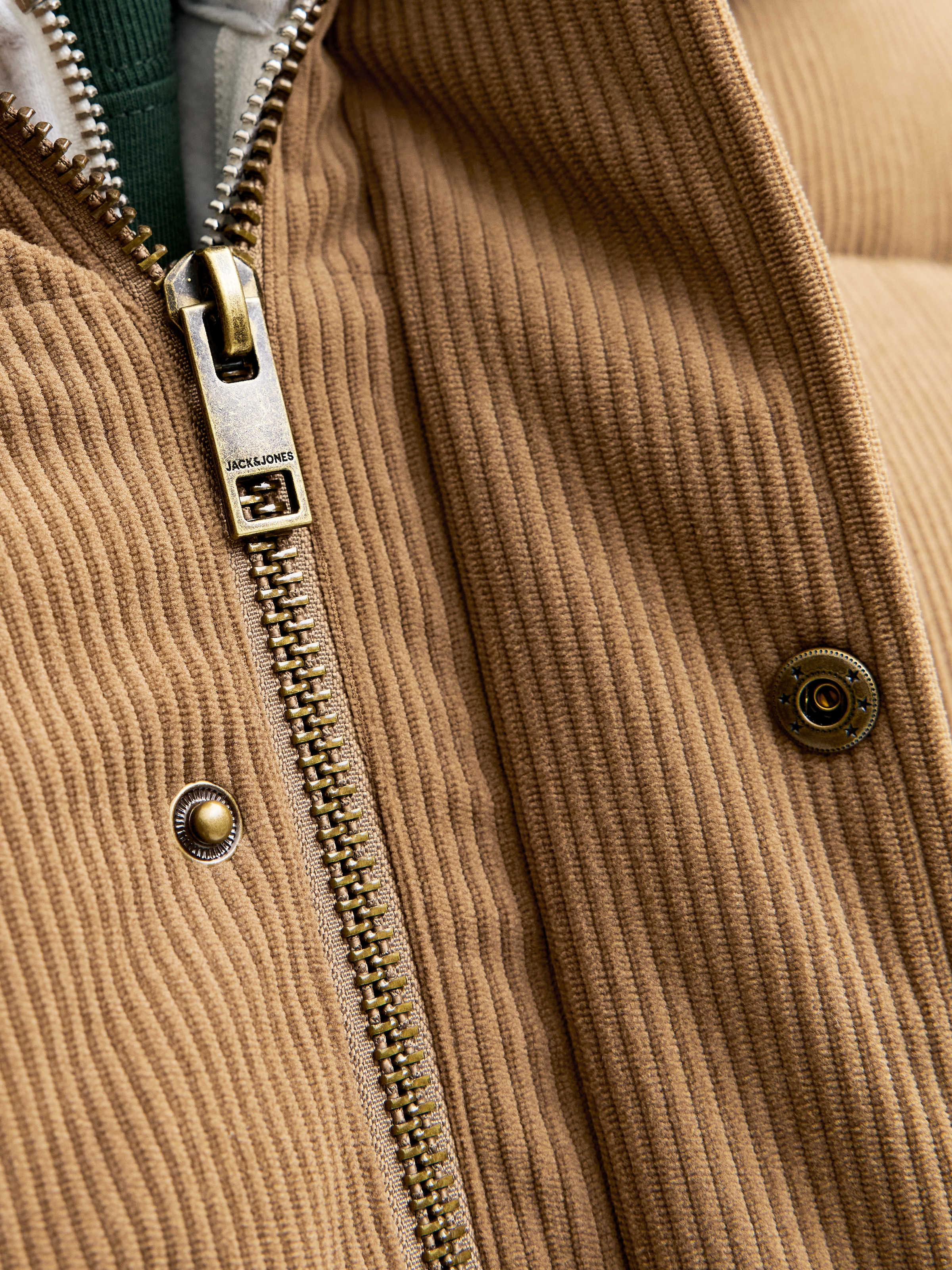 Jack & Jones Veste matelassée »JORGREENE CORDUROY PUFFER JACKET« ohne Kapuze