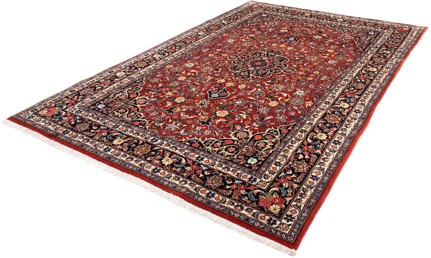 Image of morgenland Orientteppich »Perser - Royal - 278 x 180 cm - dunkelrot«, rechteckig, 10 mm Höhe, Wohnzimmer, Handgeknüpft, Einzelstück mit Zertifikat bei Ackermann Versand Schweiz