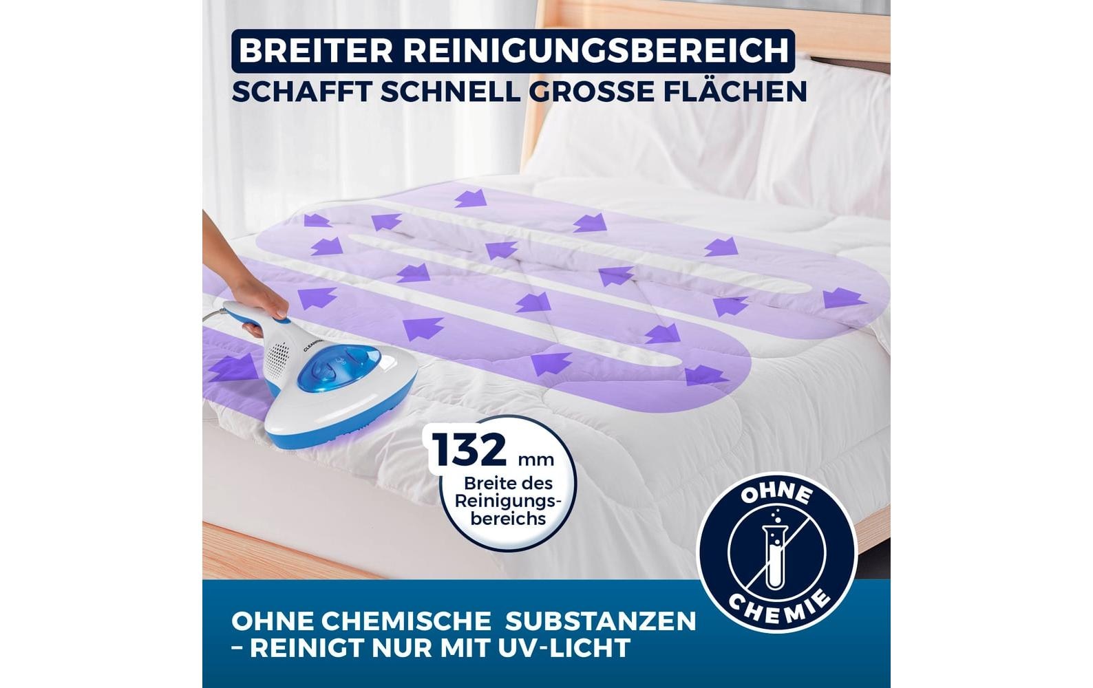 CLEANmaxx Appareil de nettoyage de matelas »mit UV-C-Licht 300W«