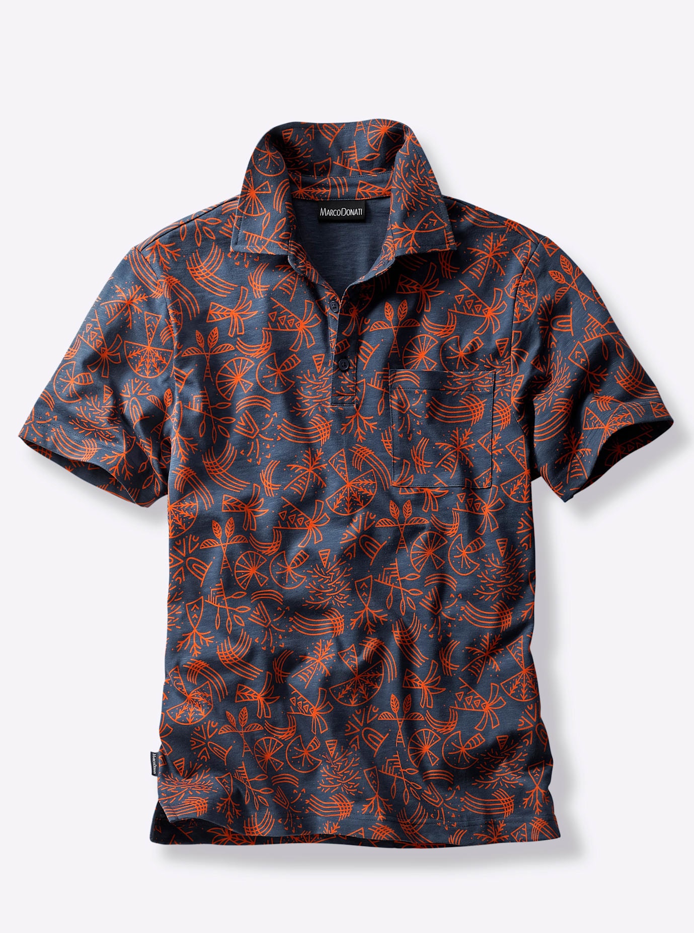 Marco Donati Kurzarmshirt »Kurzarm-Poloshirt« 1 tlg.