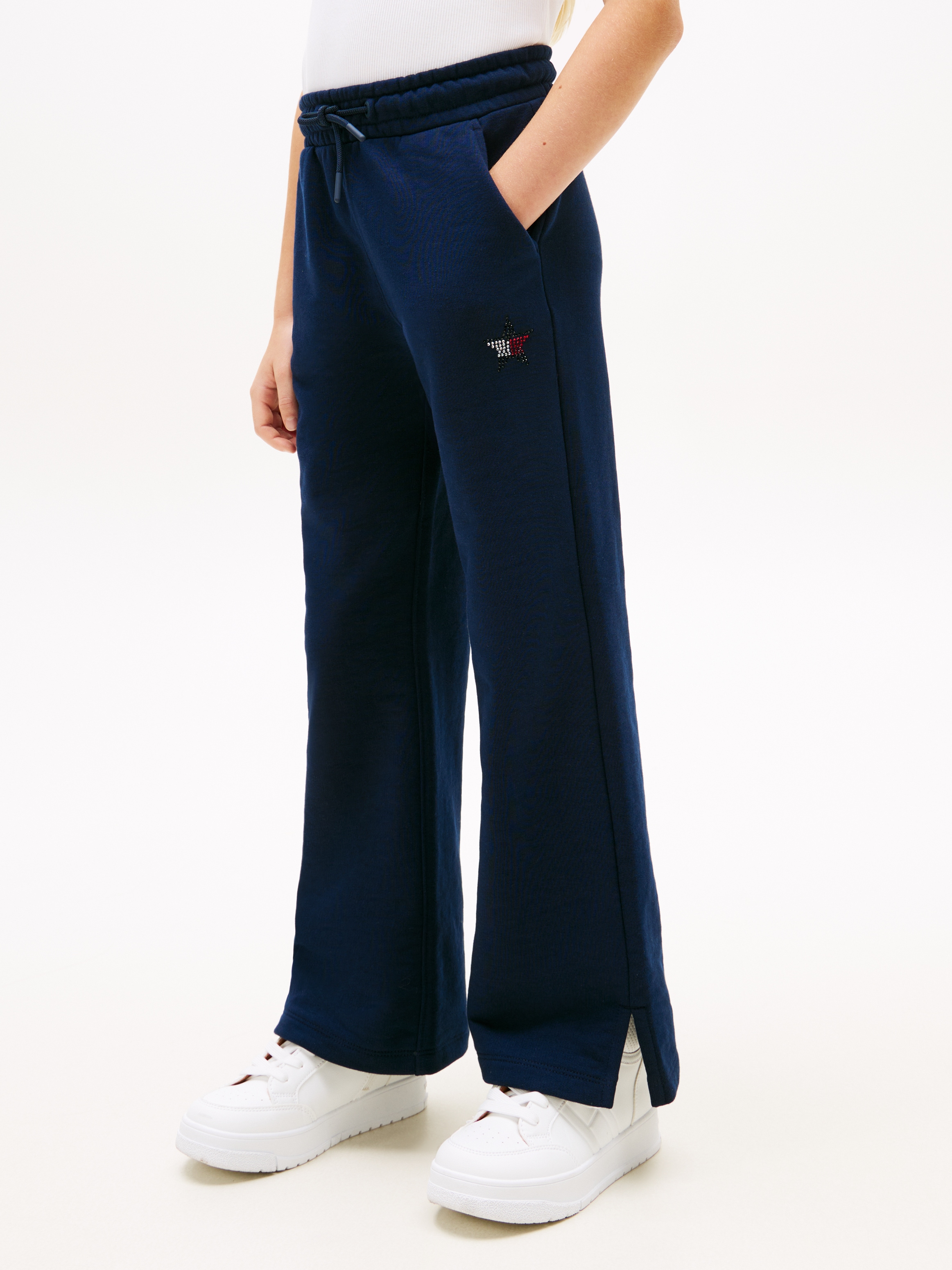 Tommy Hilfiger Pantalon de jogging »STAR SWEATPANT«  enfants jusqu'à 16 ans, avec étiquette strass, coupe ample