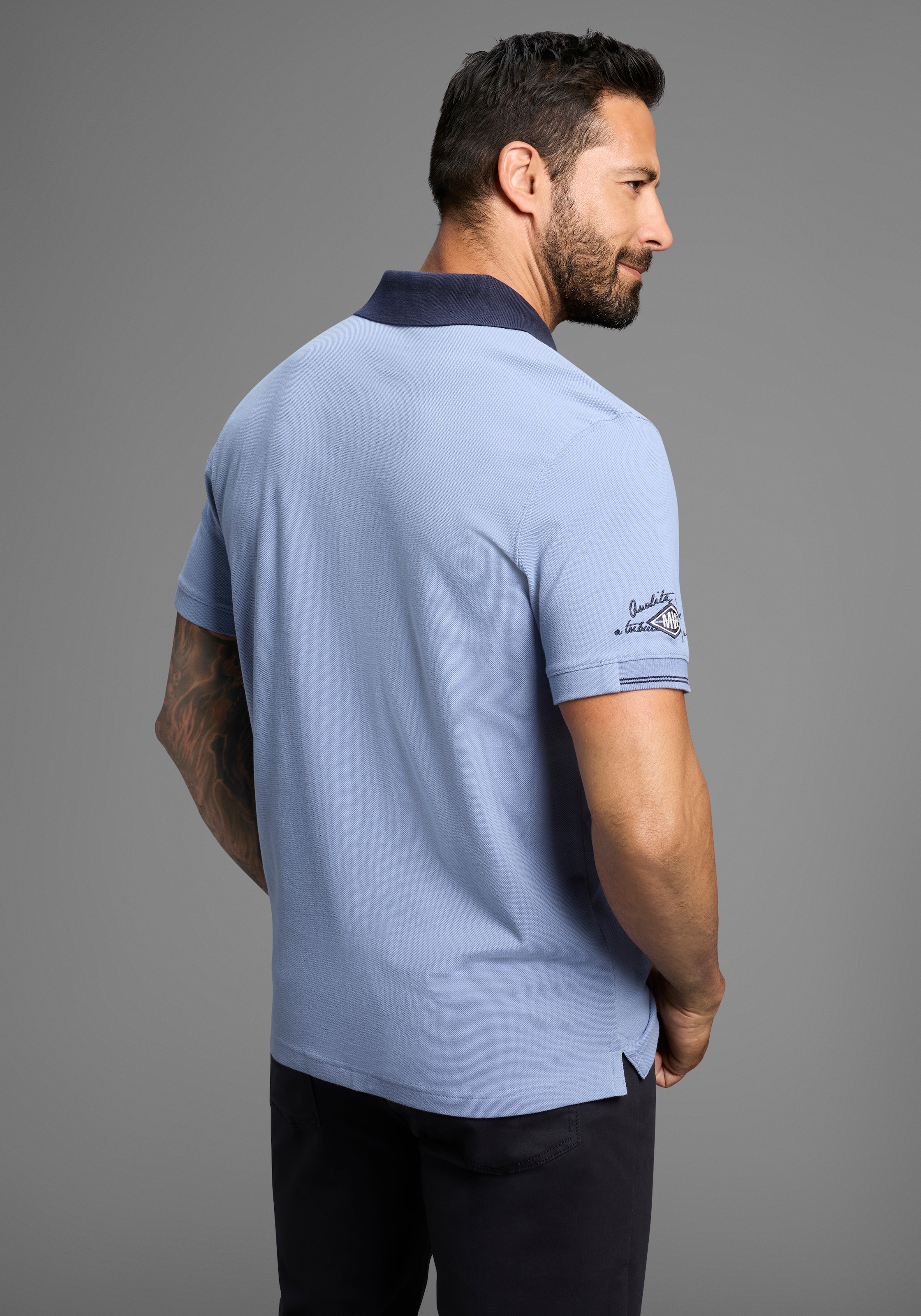 Man's World Poloshirt, Kurzarm, mit Polokragen, für sportliche Aktivitäten
