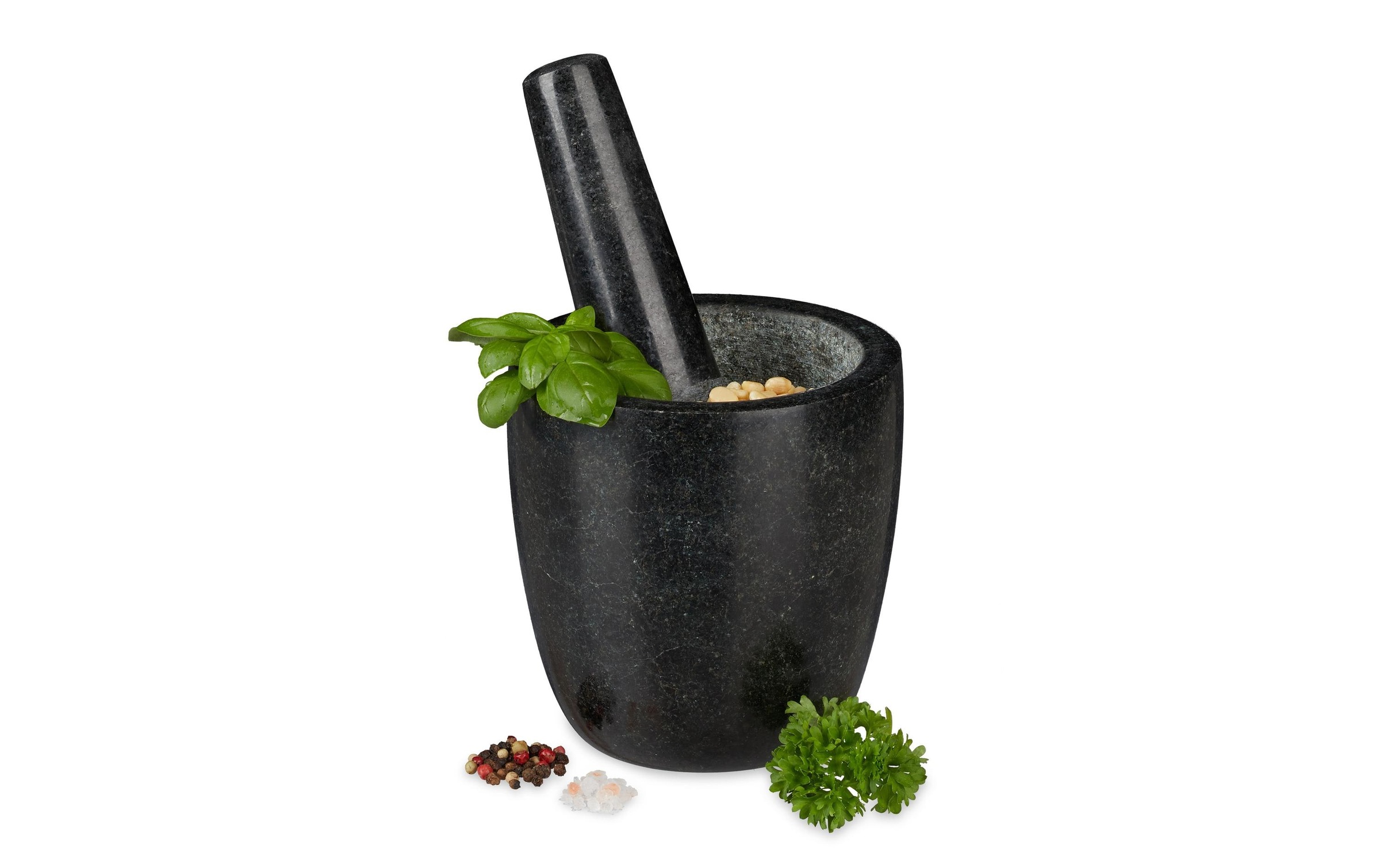 Image of relaxdays Mörser "mit Stössel 13 cm"