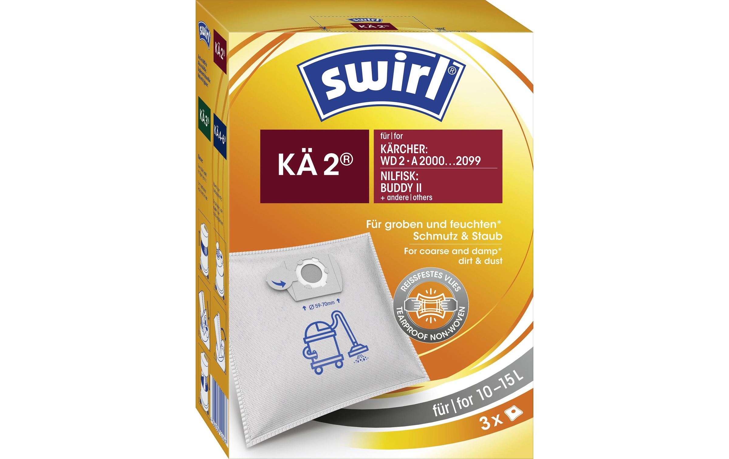 Image of Swirl Staubsaugerbeutel "KÄ 2 3 Stück"