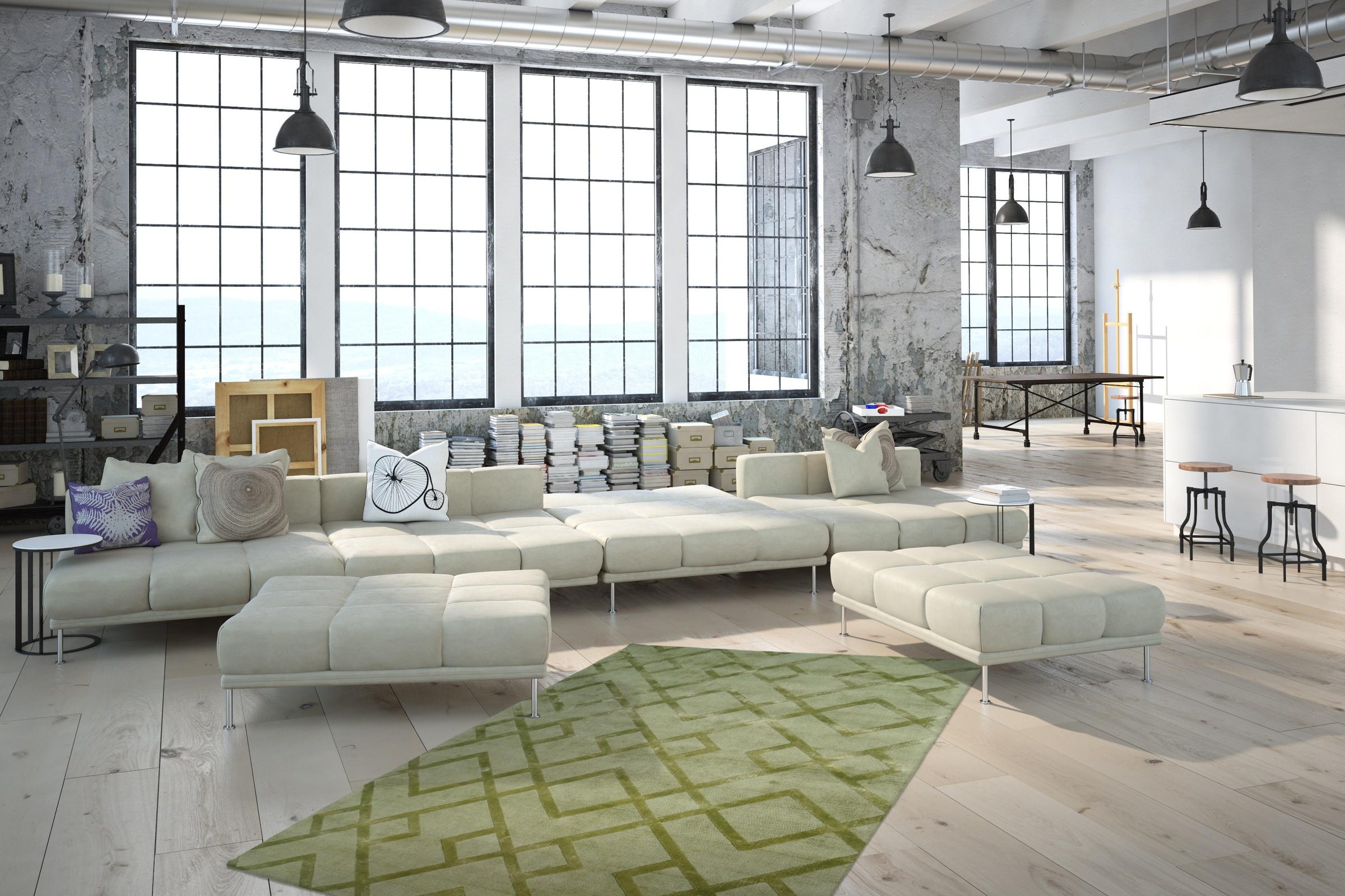Kayoom Teppich »Luxury 310«, rechteckig, 13 mm Höhe, Wohnzimmer