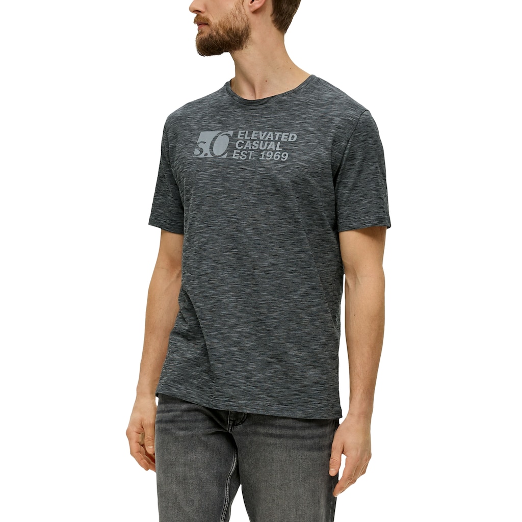 s.Oliver T-Shirt, mit Labelprint