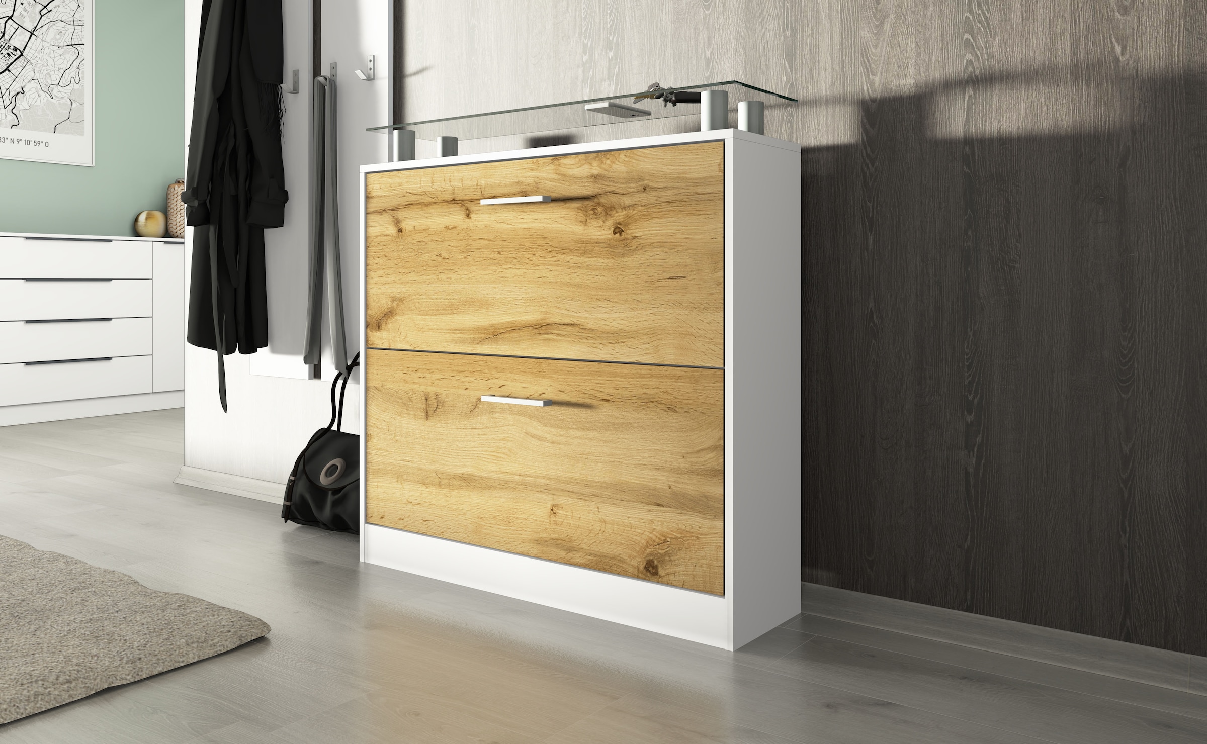 borchardt Möbel Ensemble de vestiaires »Finn« Set, 3 cuis tlg.