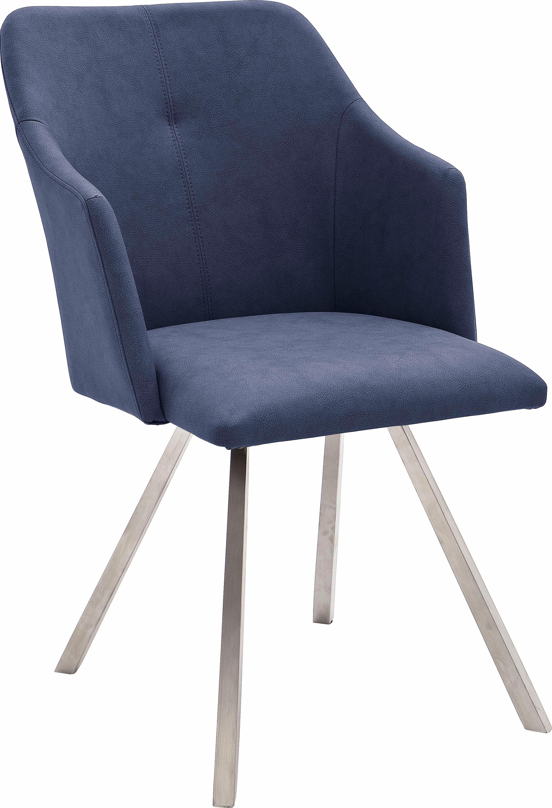 MCA furniture Esszimmerstuhl »Madita 4 Fuss Stuhl B-eckig«, (Set), 2 St.,  Kunstleder, Stuhl belastbar bis max. 140 kg günstig kaufen