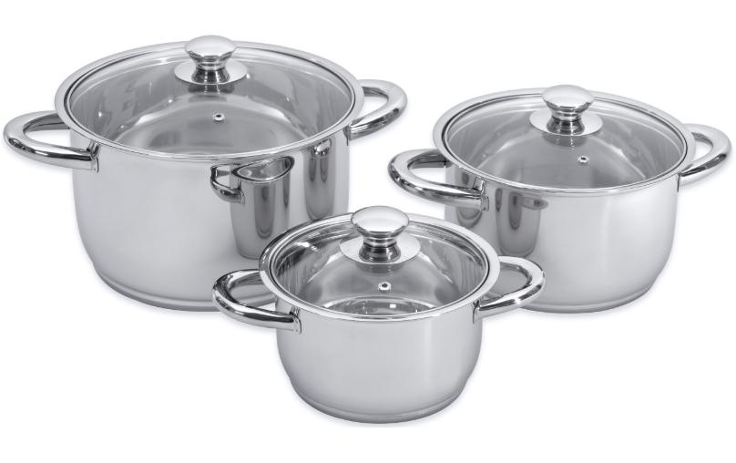 Image of BergHOFF Topf-Set »Vision S Line 6-teilig«, Edelstahl bei Ackermann Versand Schweiz