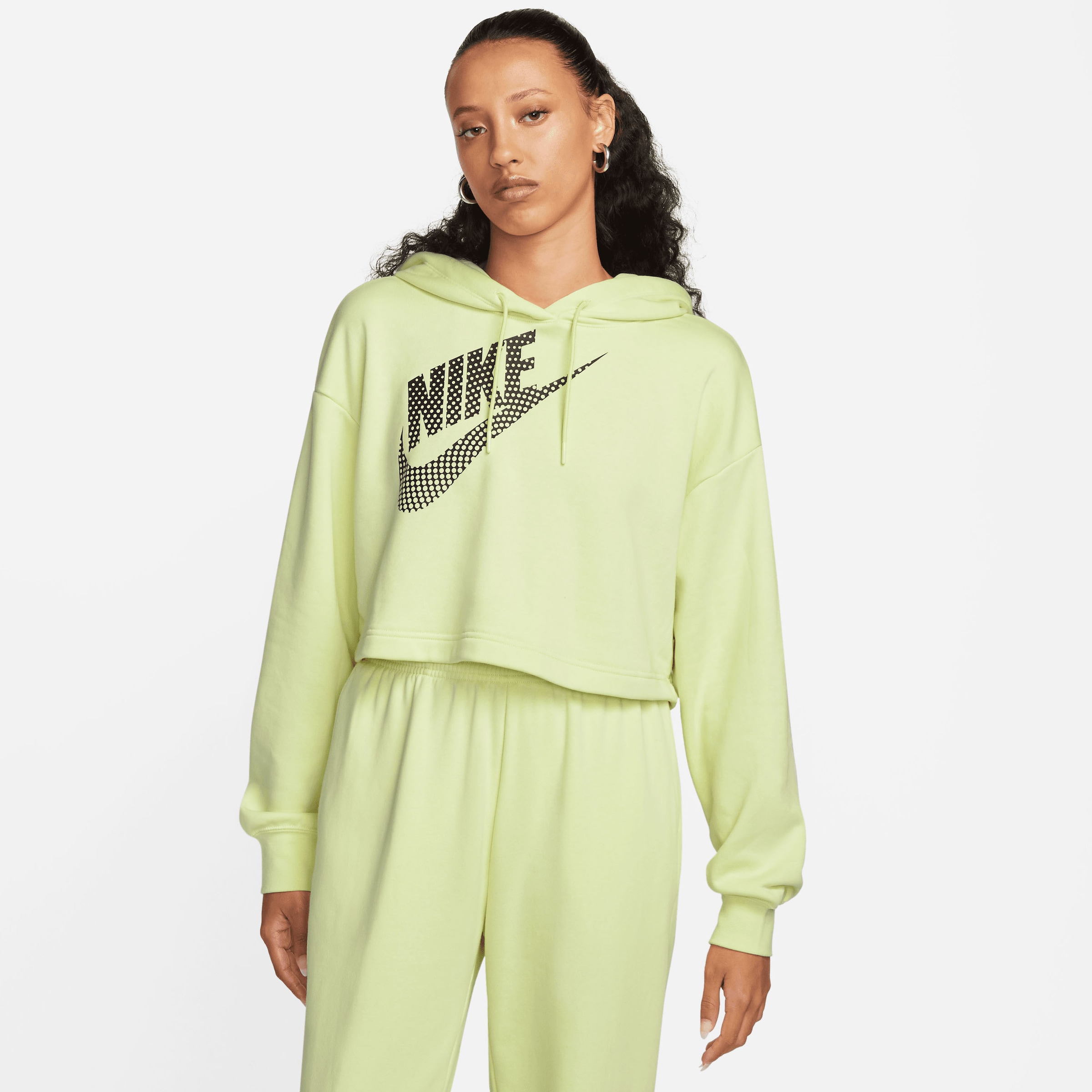 Nike NSW HOODIE Sportswear »W Finde PO Kapuzensweatshirt DNC« auf CROP FLC