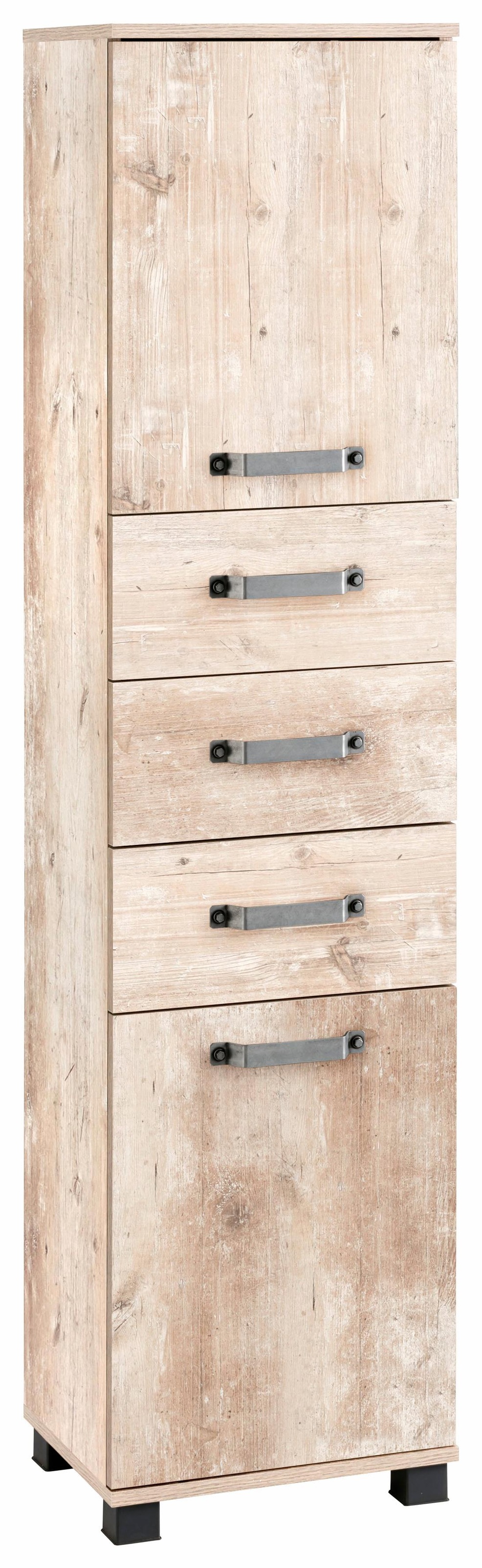 Image of Schildmeyer Hochschrank »Milan«, Breite 40,5 cm, mit 2 Türen, 3 Schubladen & Metallgriffen bei Ackermann Versand Schweiz