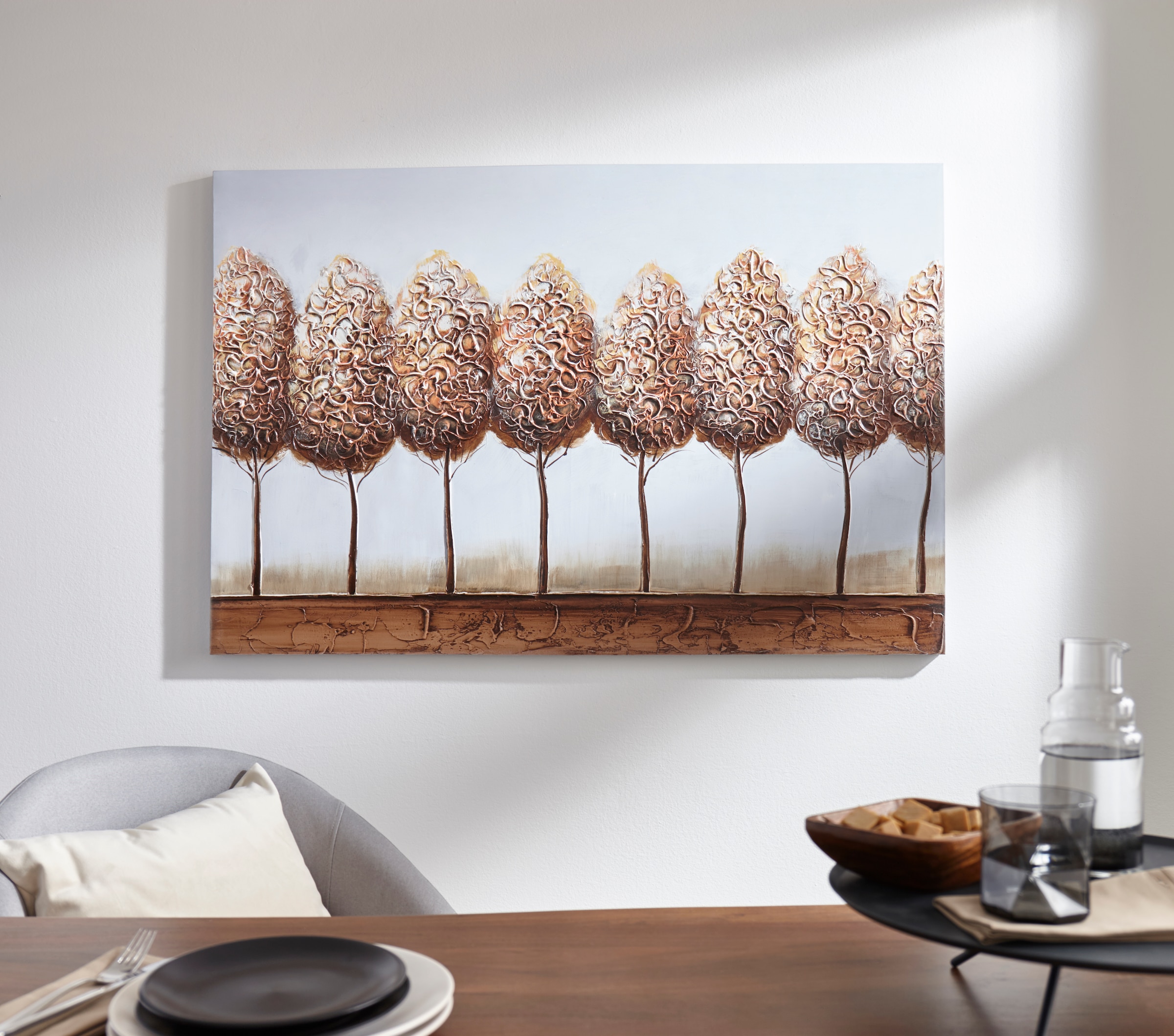Home affaire Leinwandbild »Trees«, Motiv Bäume, 120x80 cm, Wohnzimmer