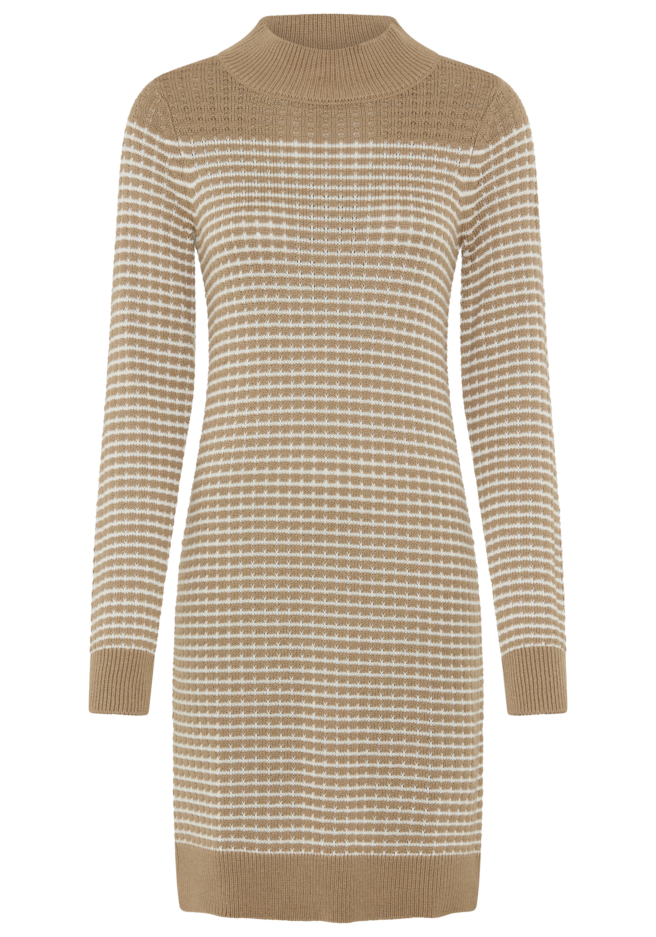 KangaROOS Robe en tricot avec coupe confortable, manches longues, longueur env. mi-cuisse