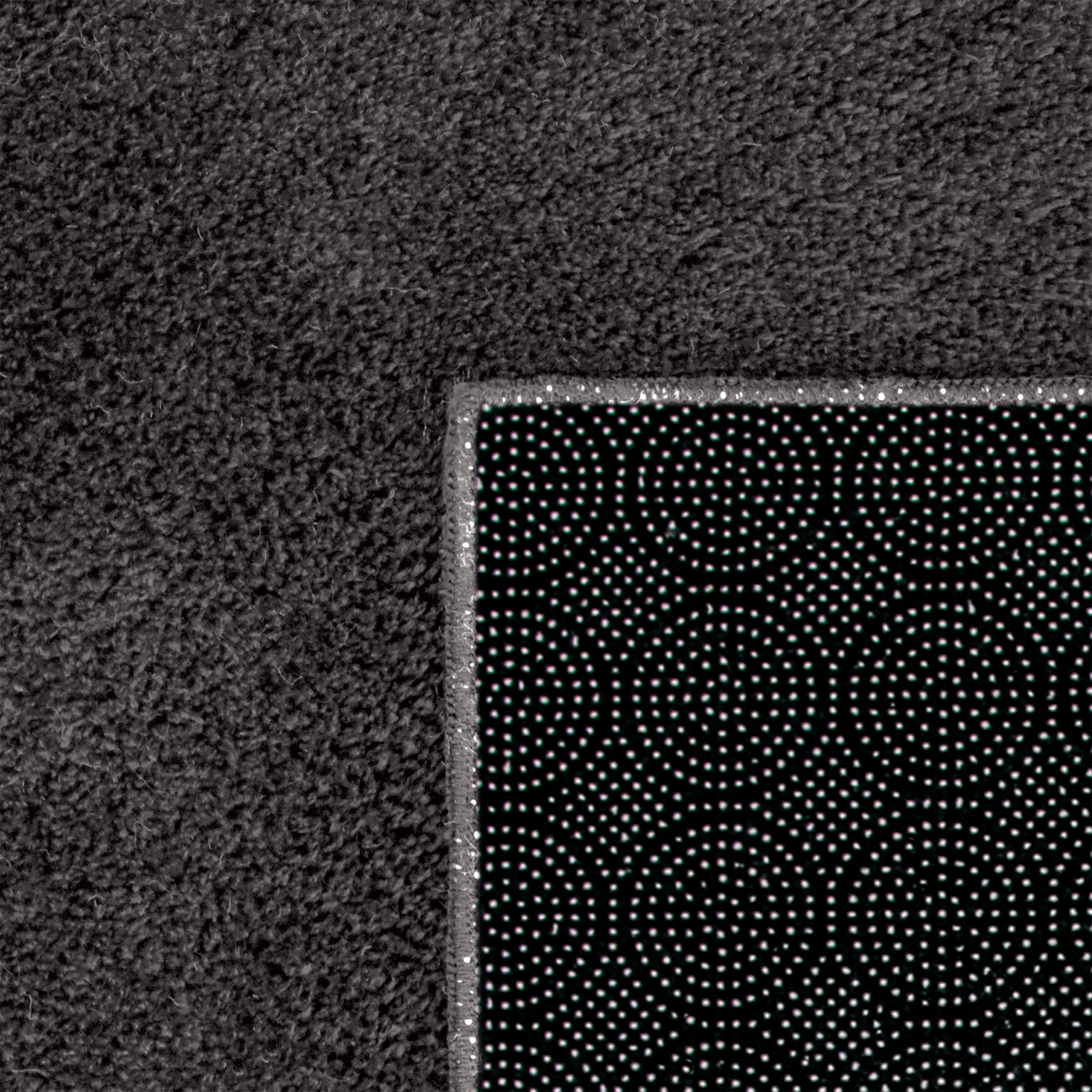 Teppich »Andeer«, rechteckig, 14 mm Höhe, Kurzflor, Uni Farben, weich & kuschelig, waschbar, Wohnzimmer