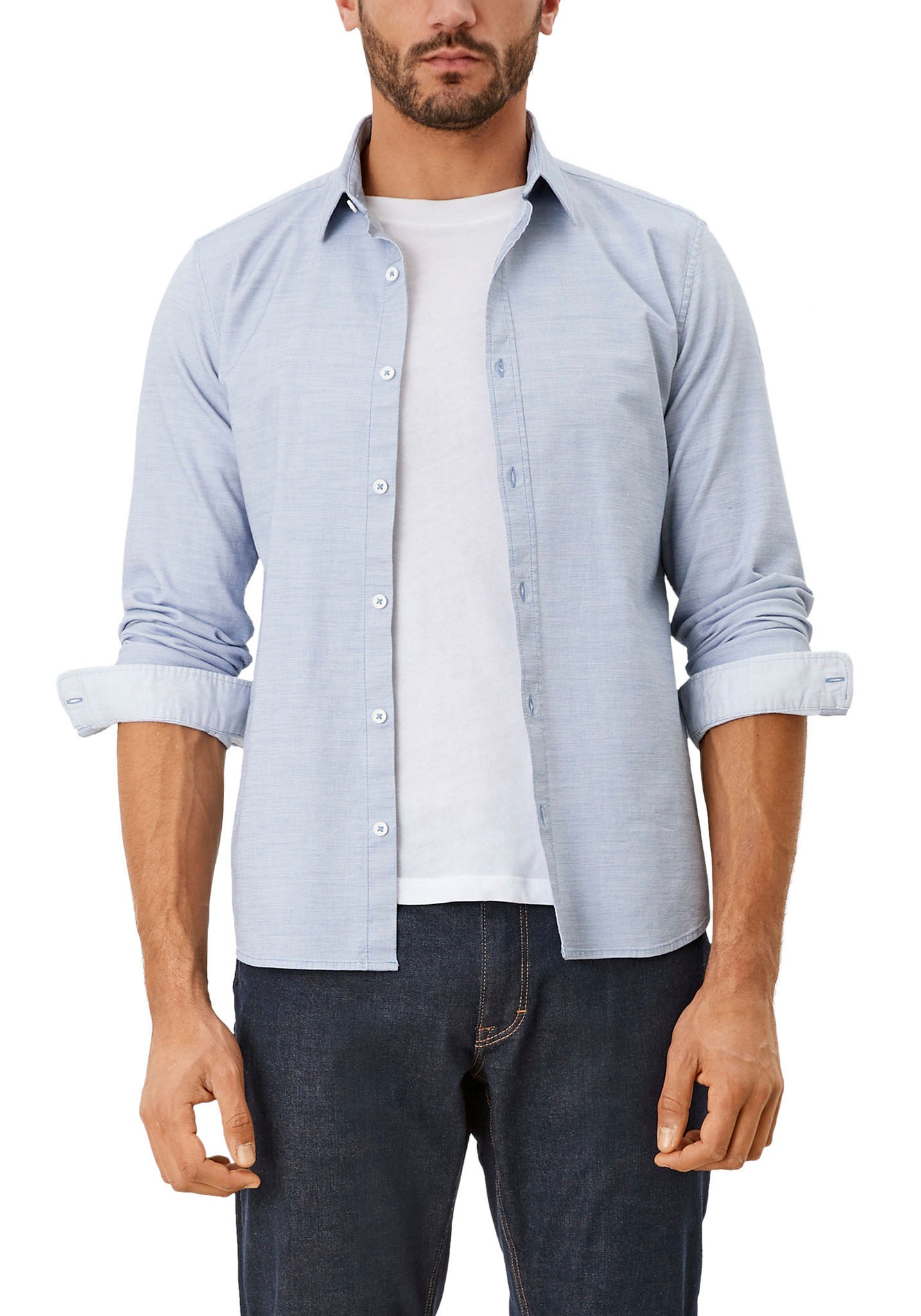 Image of s.Oliver Langarmhemd, mit Kentkragen bei Ackermann Versand Schweiz