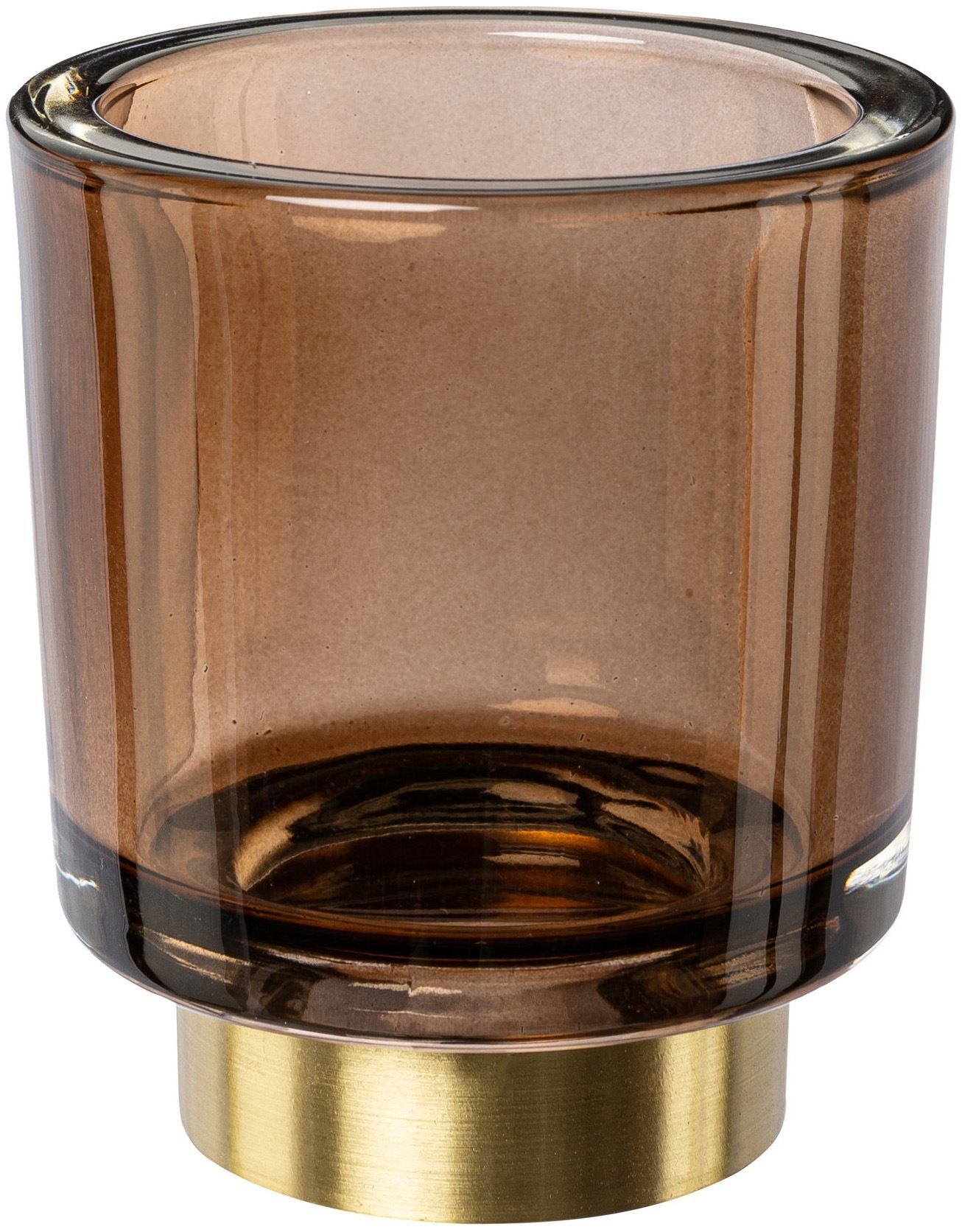 Creativ deco Teelichthalter »Weihnachtsdeko«, (3 St.), mit goldfarbenem Standfuss