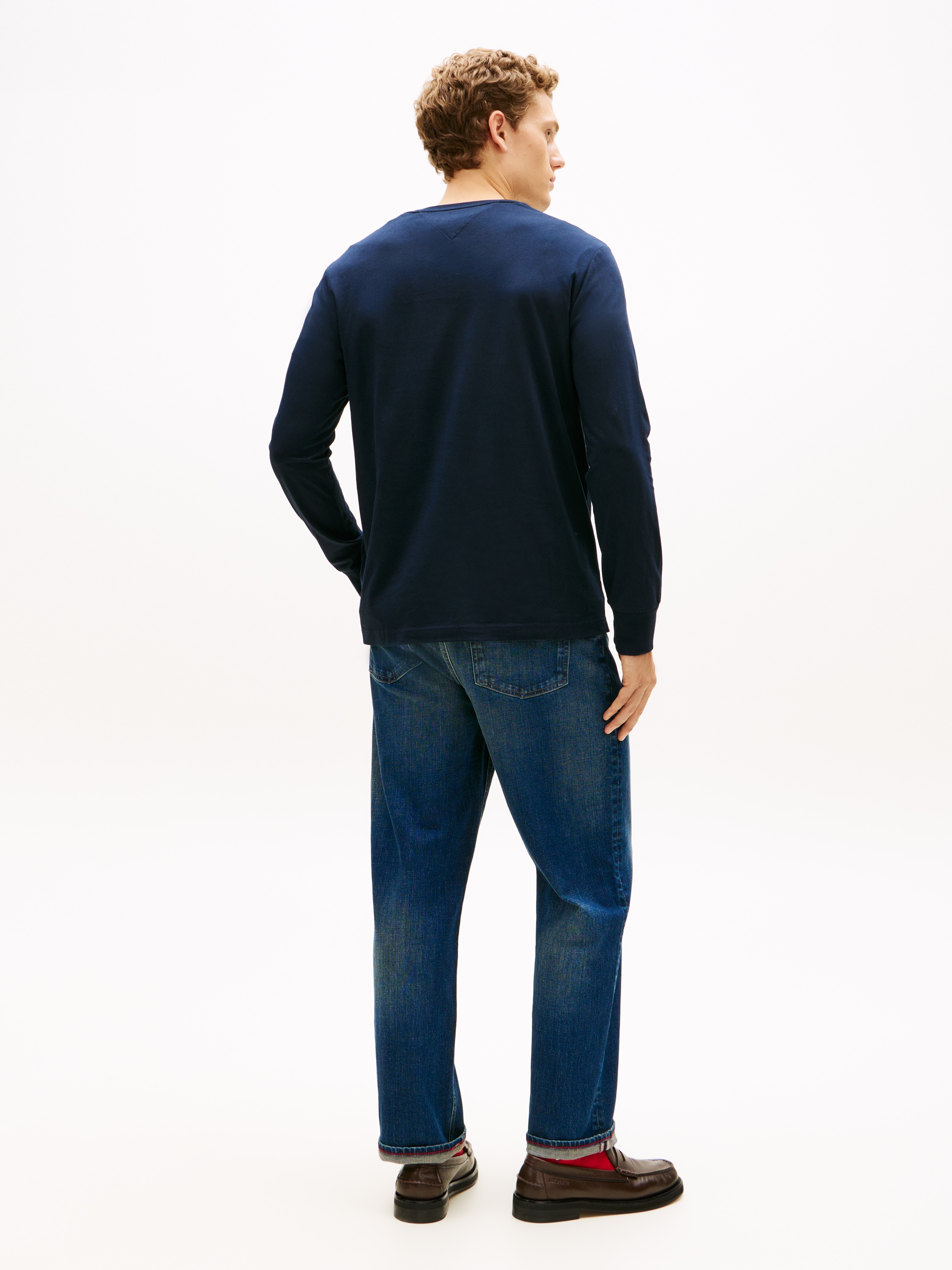 Tommy Hilfiger T-shirt à manches longues »BRAND LOVE« Jersey, Rundhals, mit Logo