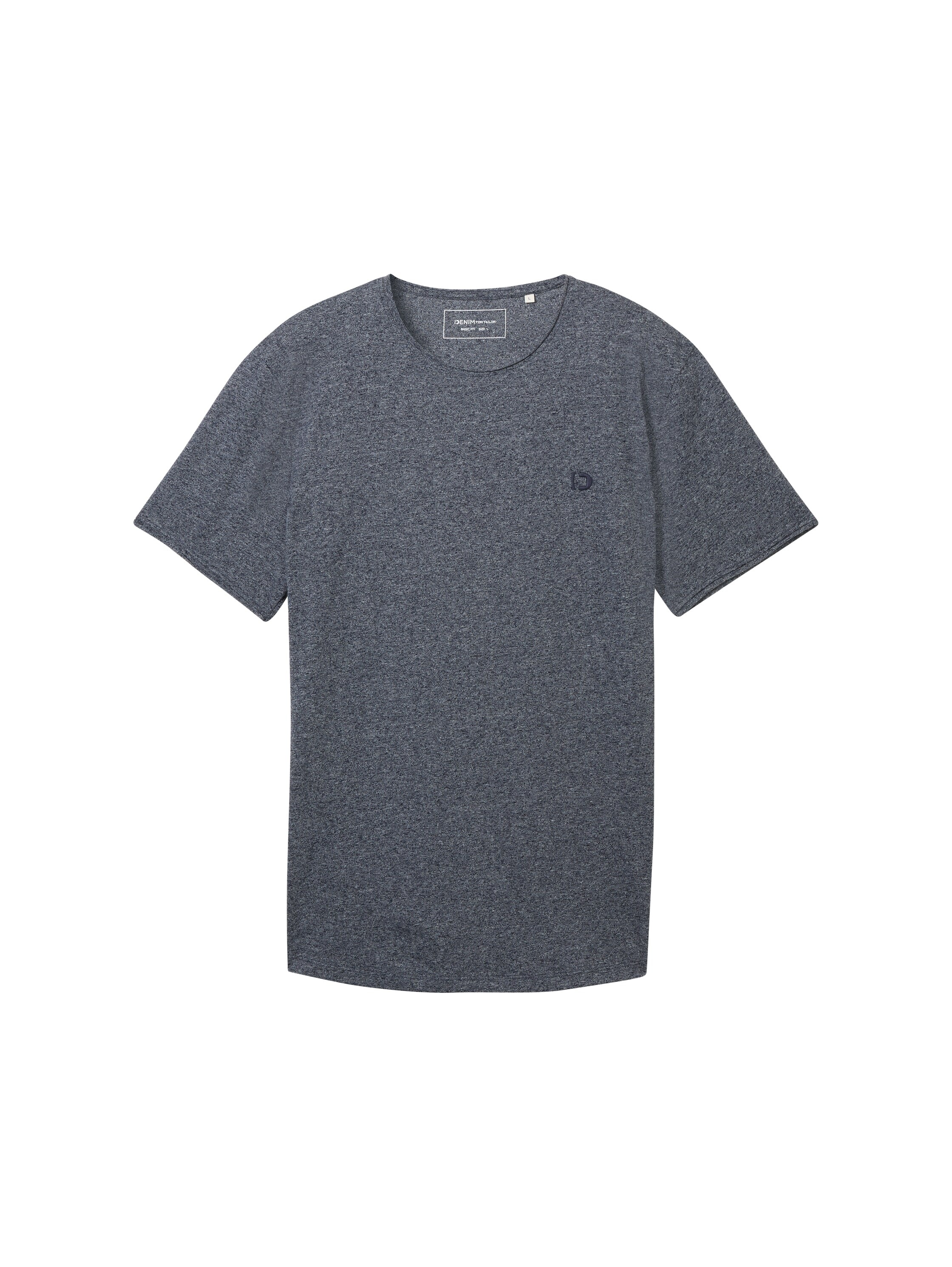 TOM TAILOR Denim T-Shirt, in Melange Optik