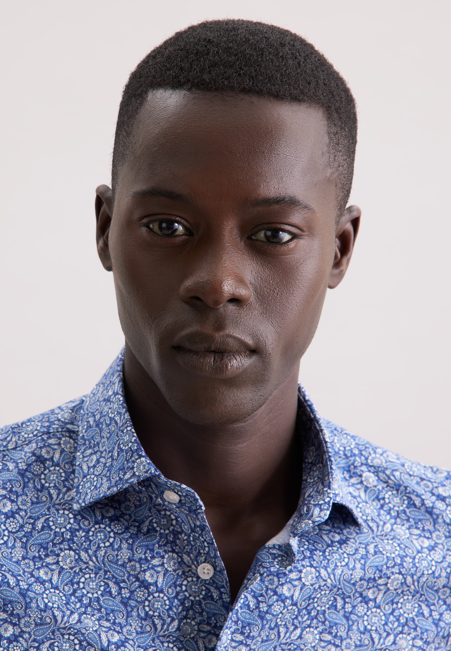 seidensticker Businesshemd »Schwarze Rose« Slim 1/1 Kentkragen Paisley