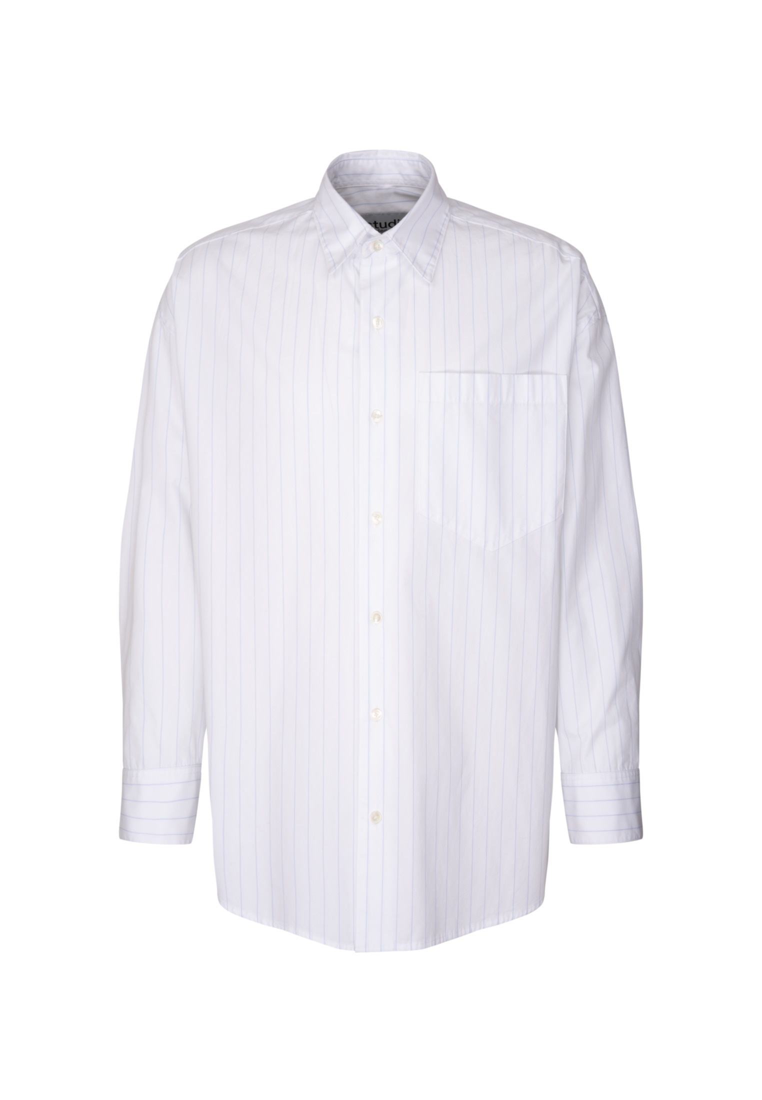 studio seidensticker Businesshemd »Studio« Oversized Langarm Kentkragen Streifen