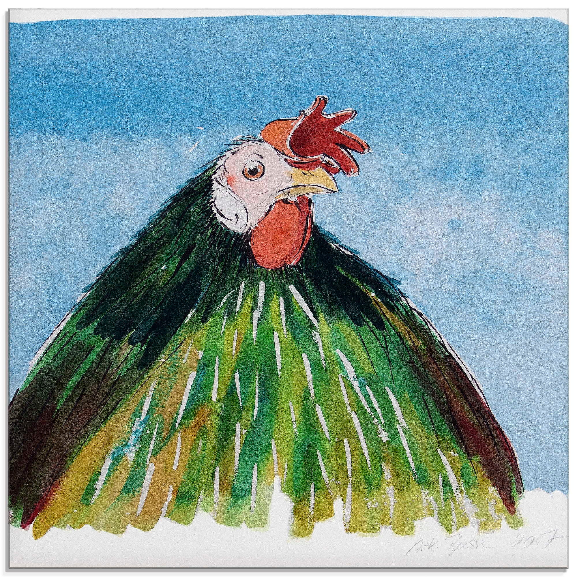 Image of Artland Glasbild »Eitler Hahn«, Vögel, (1 St.) bei Ackermann Versand Schweiz