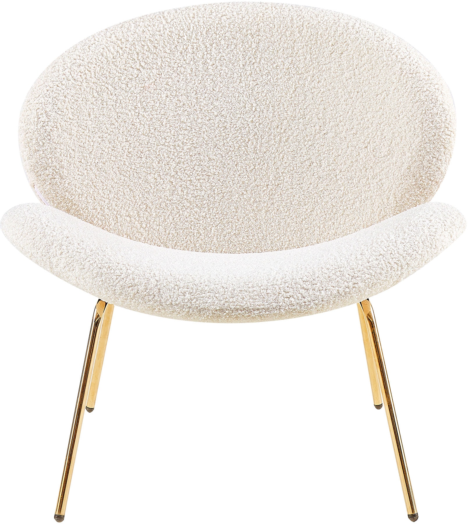 Kayoom Polsterstuhl »Stuhl Jaden 125 2er-Set, im angesagten Stoff mit dem Kräusel-Effekt«, (Set), 2 St., Ästhetisch minimalistisches Design, Bouclé Stoff, breites Sitzen