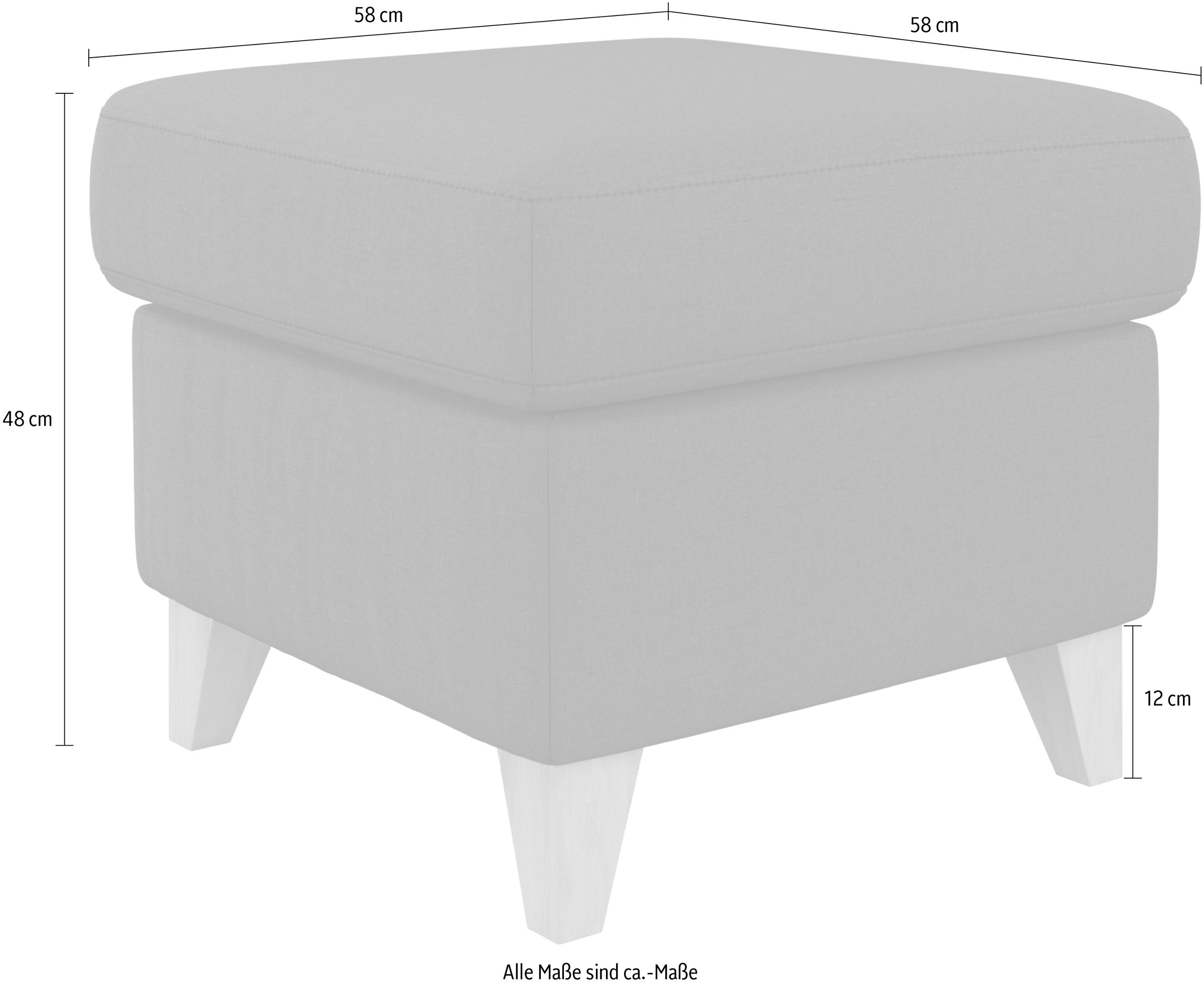 sit&more Stauraumhocker »Visby« Stauraum, auch erhältlich mit Wasser zu reinigendem "Soft clean" Bezug