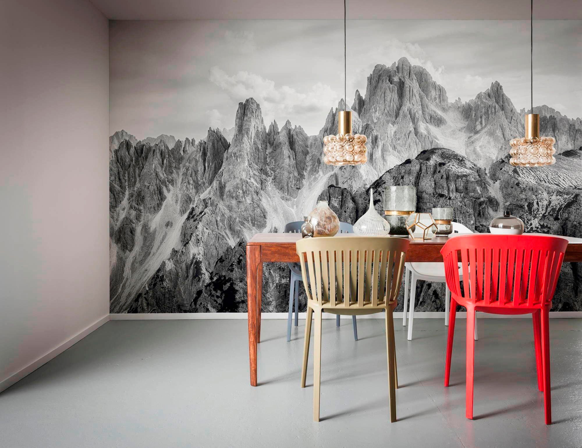 Komar Vliestapete »Digitaldruck Vlies -  Peaks - Grösse 400 x 250 cm« bedruckt glatt Wohnzimmer, Schlafzimmer