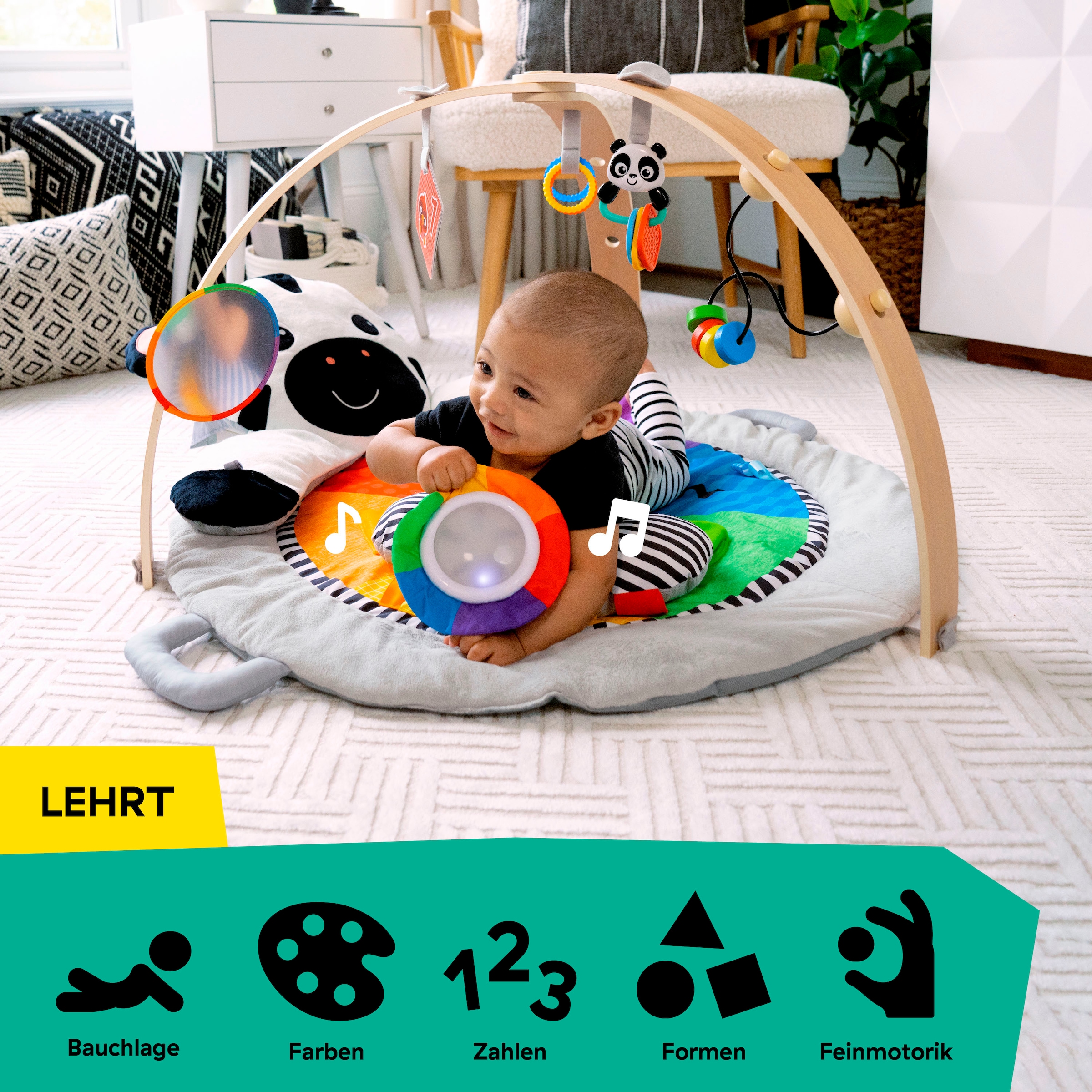 Baby Einstein Arche de jeu »Zen's Activity Milestones™ Plush Gym« mit Licht- und Sound