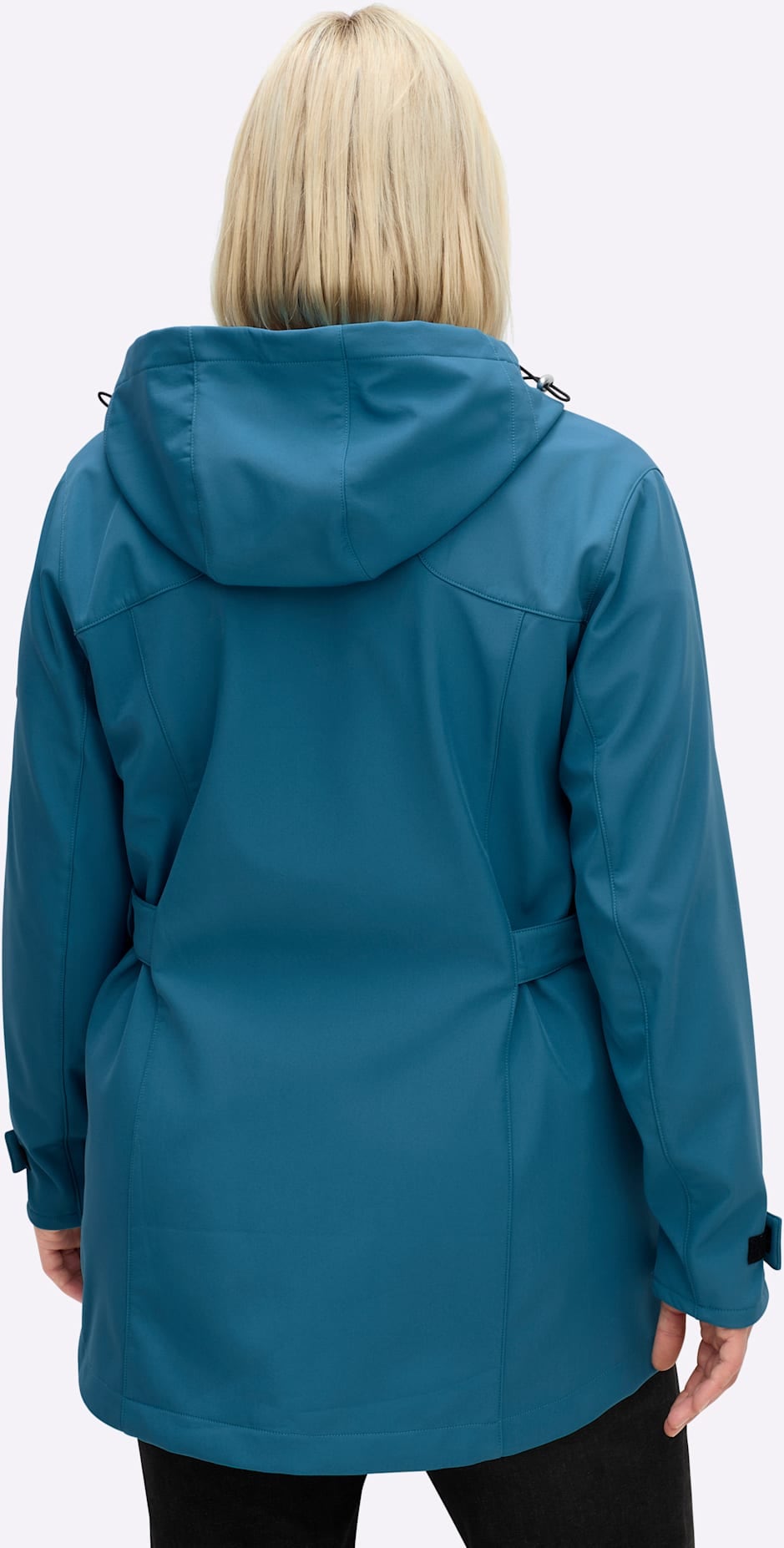 Sheego Softshelljacke mit Kapuze