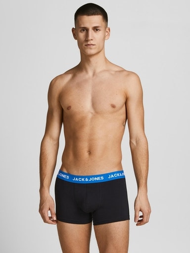 Jack & Jones Trunk »JACHUEY bequeme Passform und elastischem Bund«, (Packung, 5 St., 5er-Pack), unifarben, basic, eng anliegend, Baumwollmischung, Bündchen